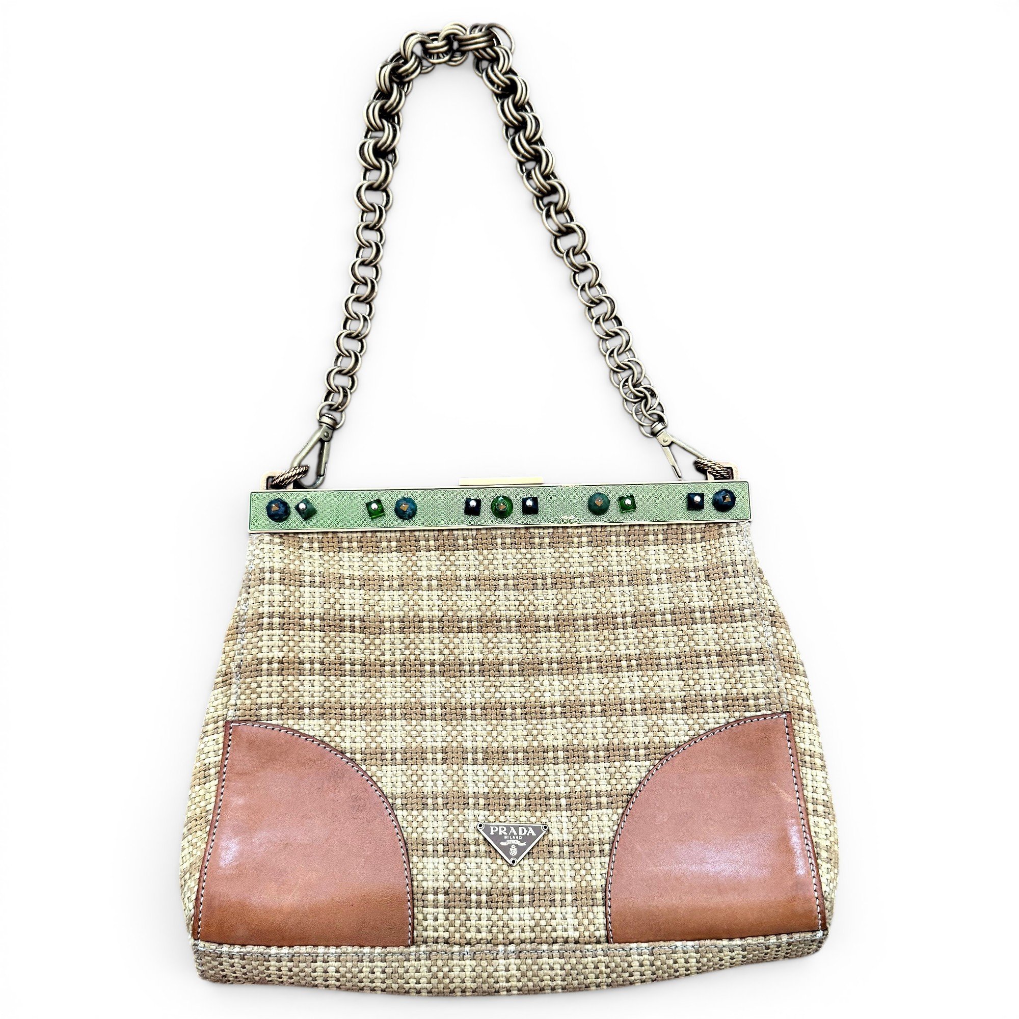 Leather handbag