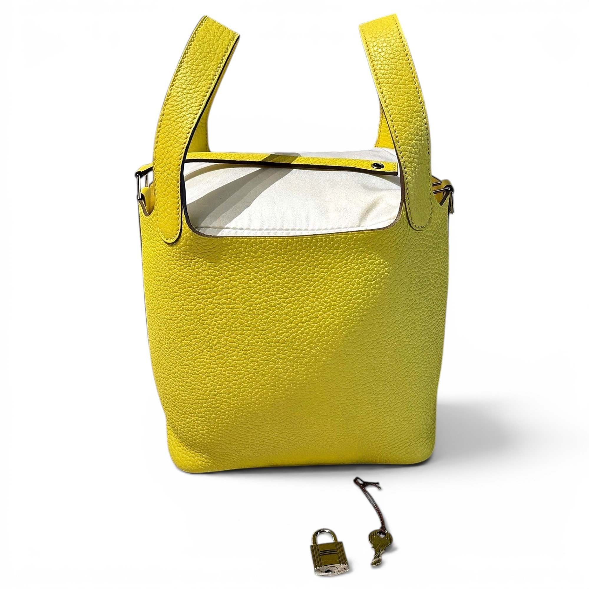 Picotin leather handbag