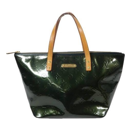 Patent leather handbag