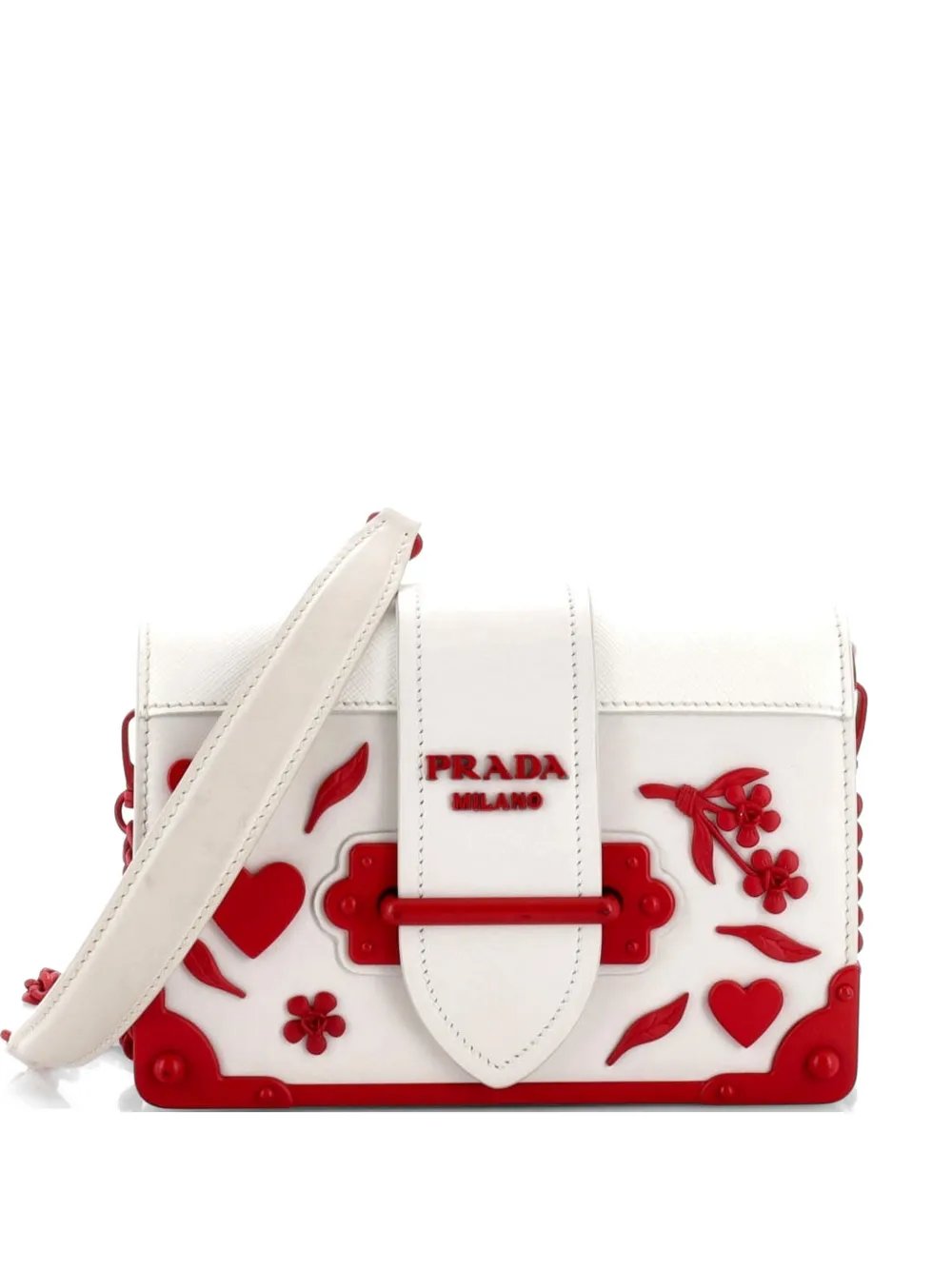 Cahier Embellished Leather Small crossbody bag