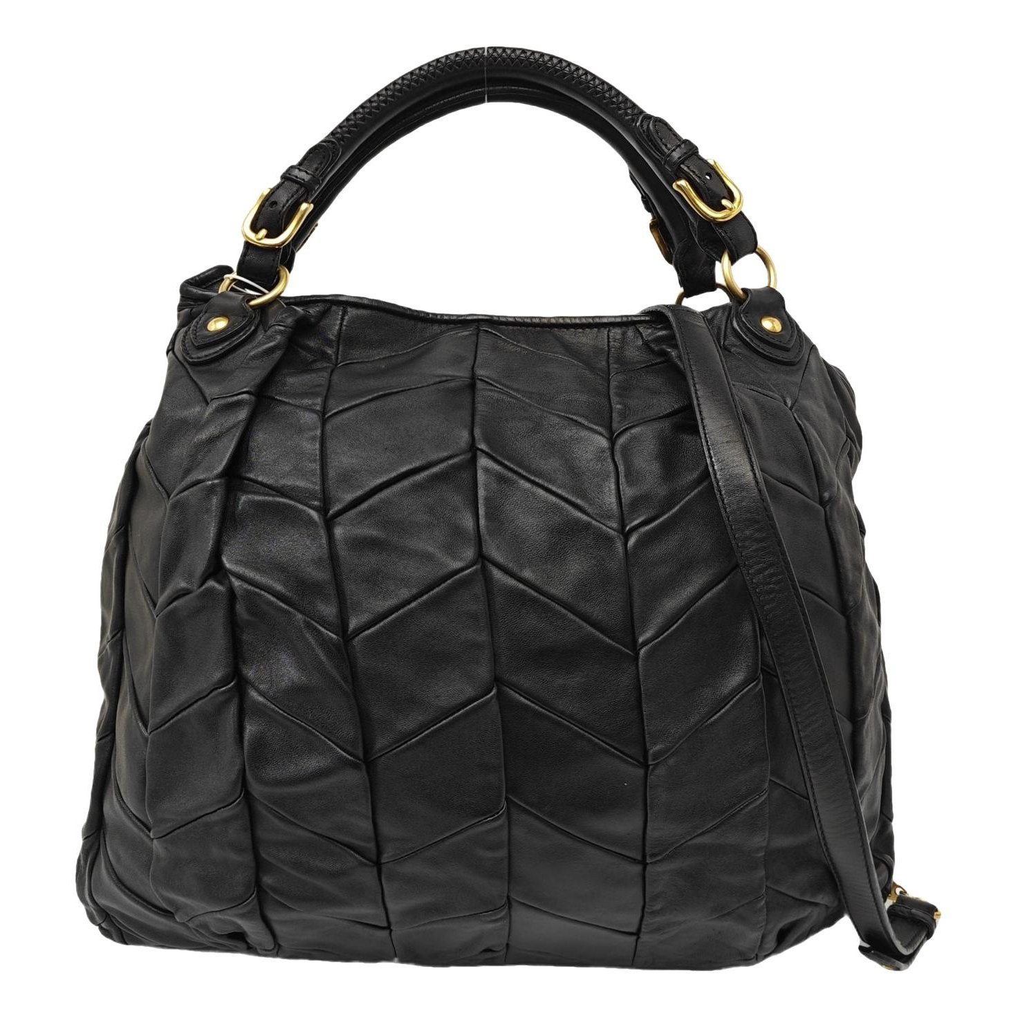 Leather handbag