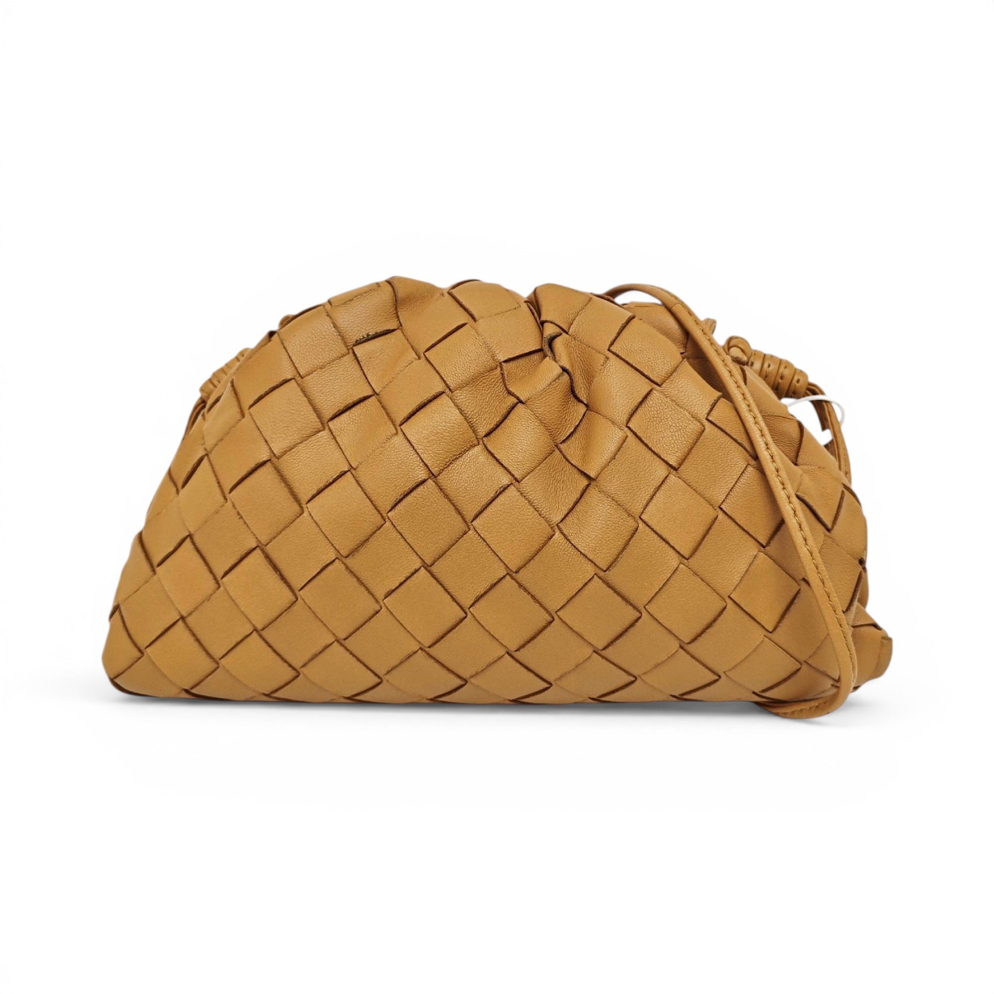 Pouch leather handbag