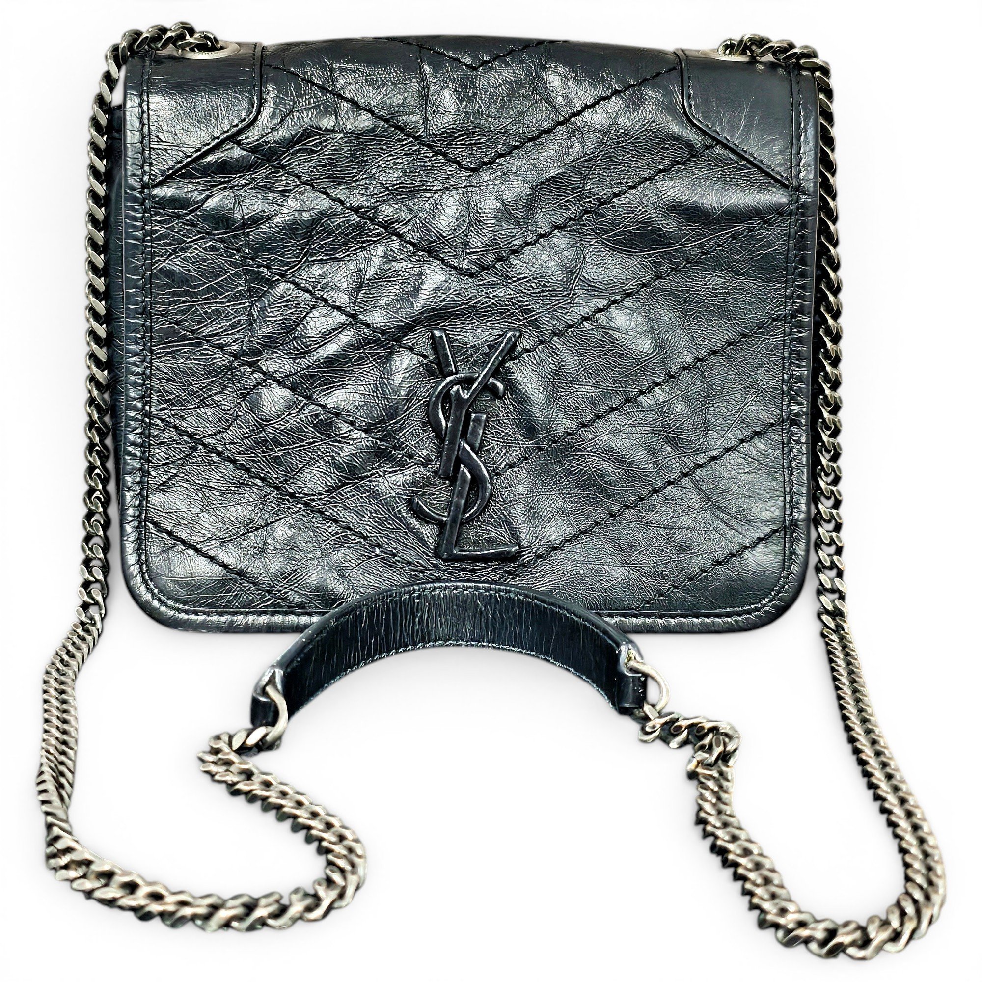 Mini Niki leather crossbody bag