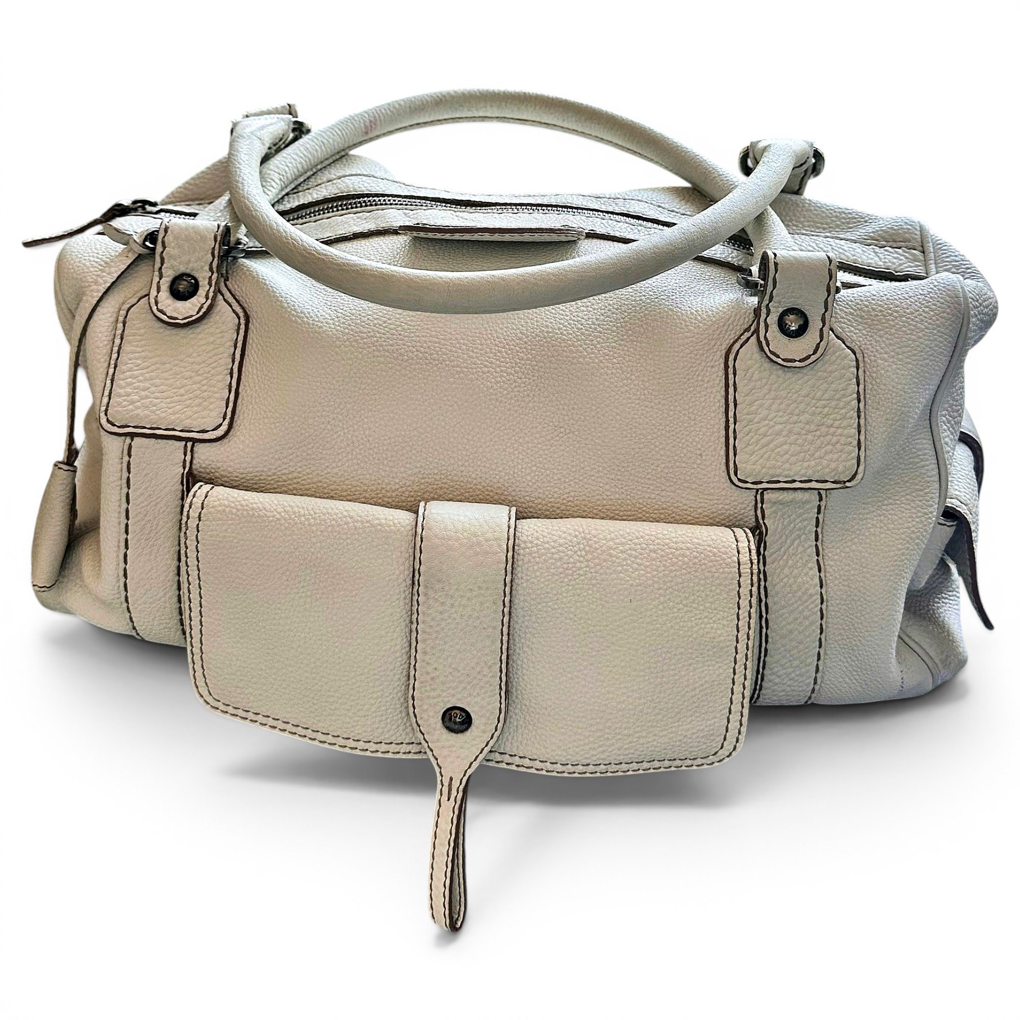 Leather handbag