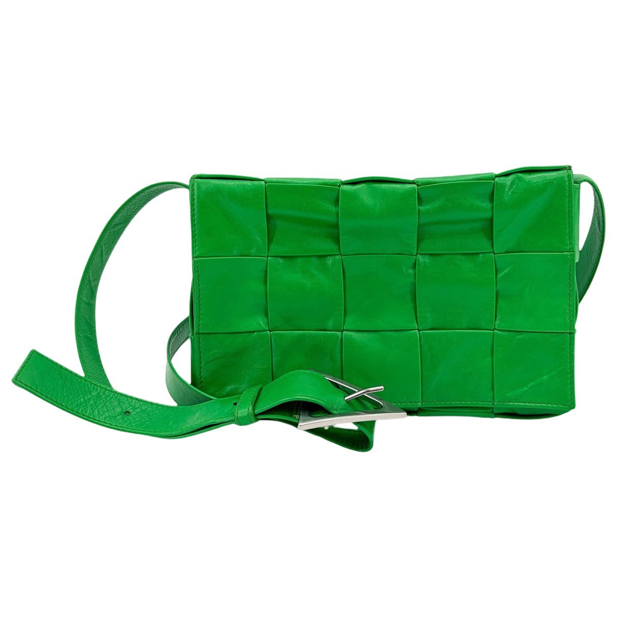 Cassette leather crossbody bag