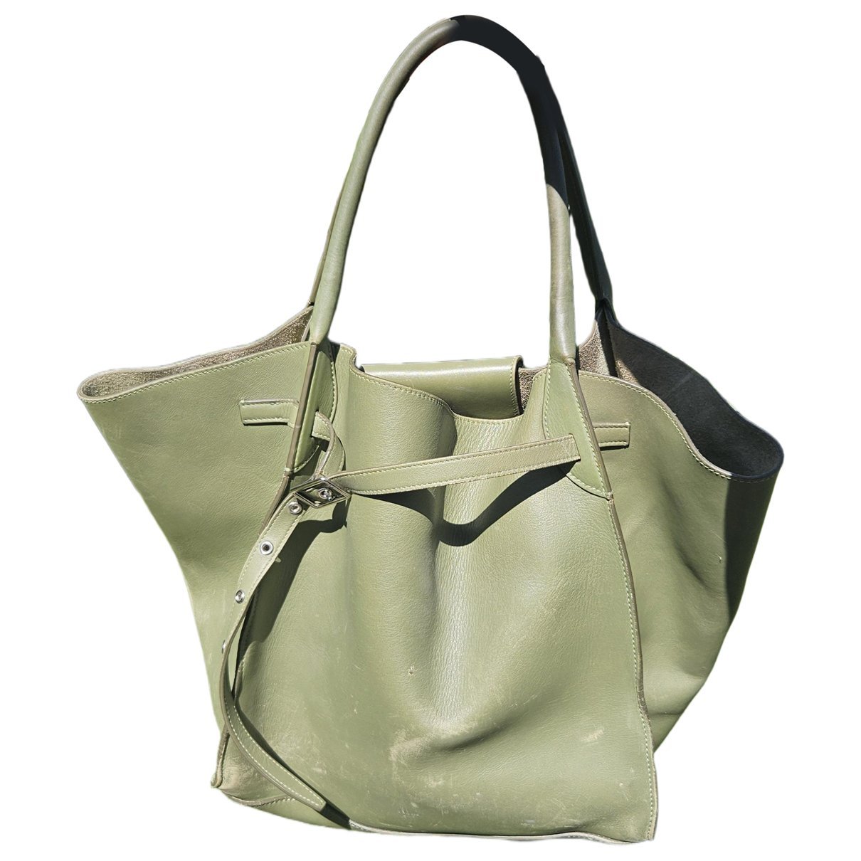 Big Bag leather handbag