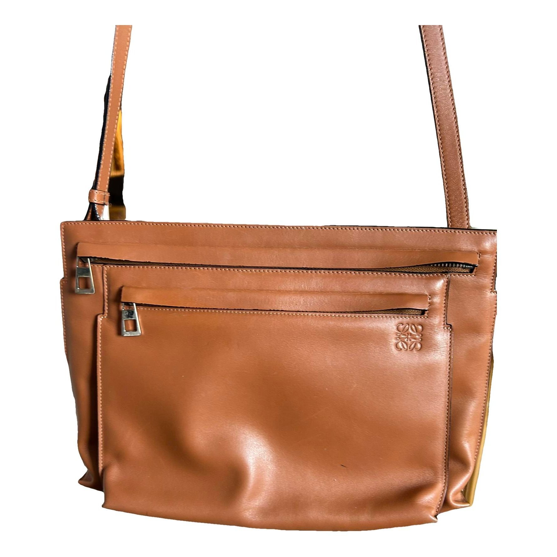 Leather crossbody bag