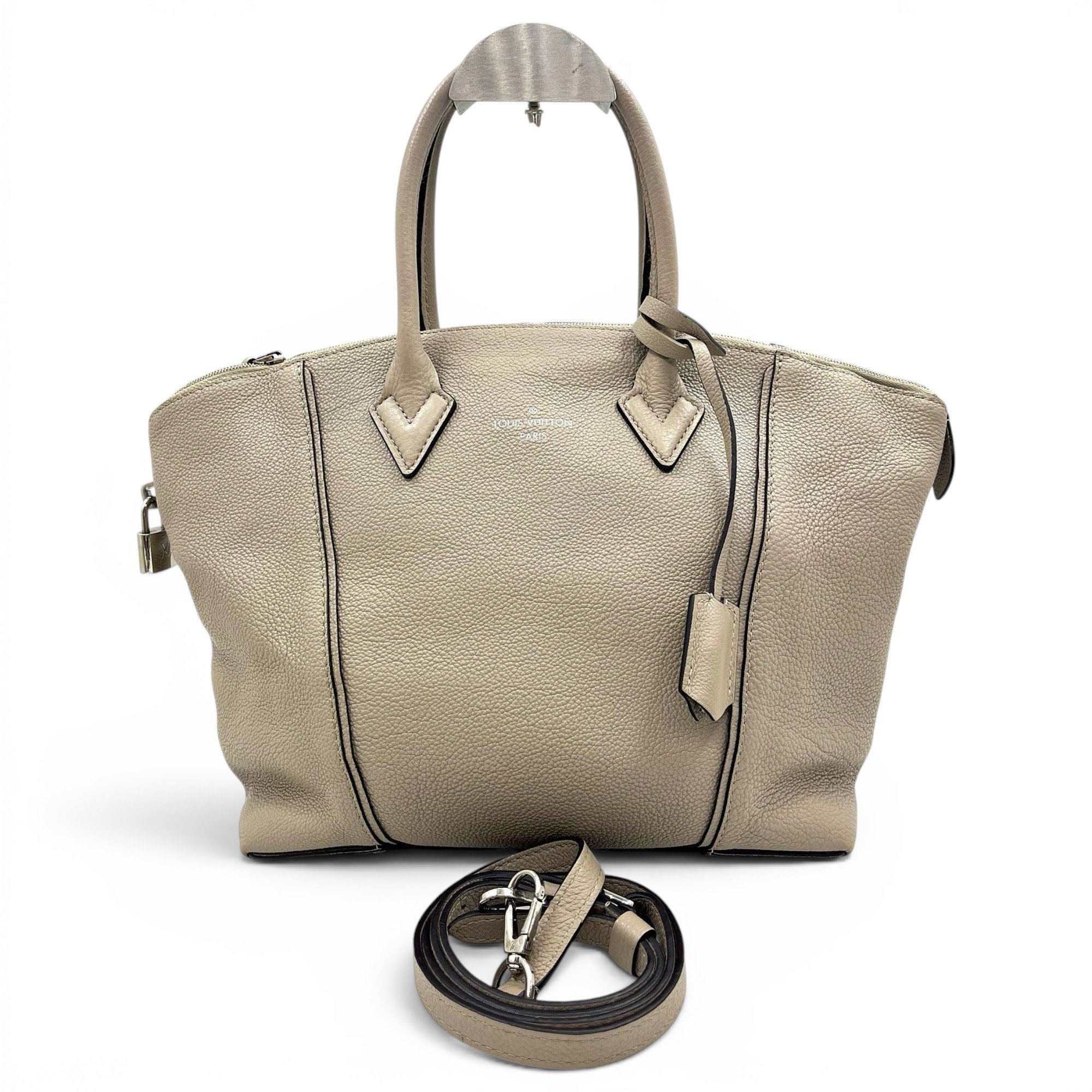 Leather tote