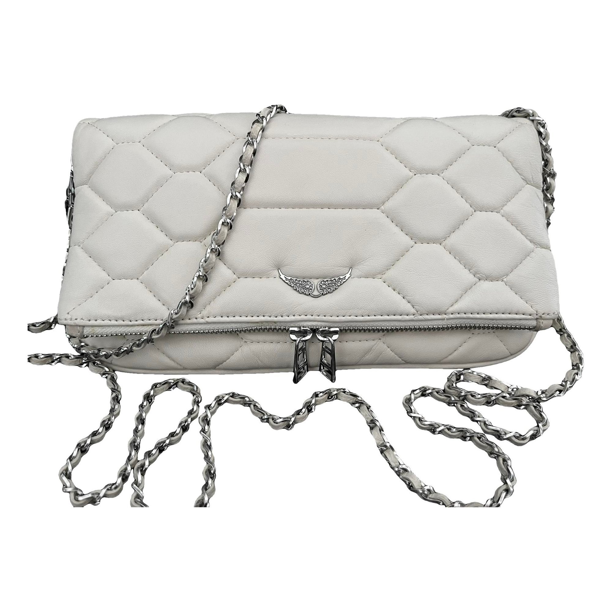 Rock leather crossbody bag
