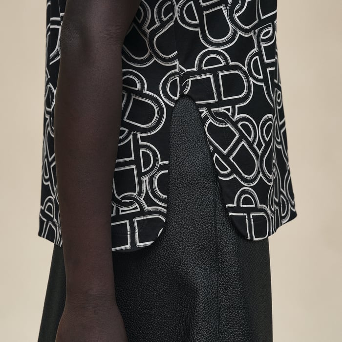 Noir "Maillon Equestre" Maxi T-shirt