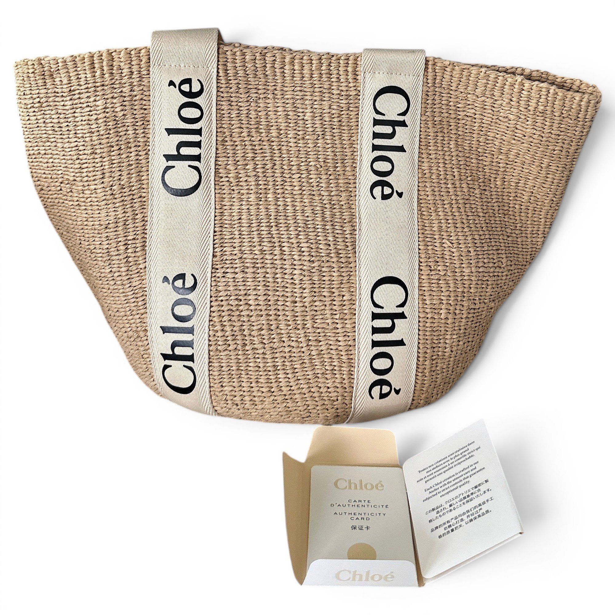 Woody Basket cloth tote