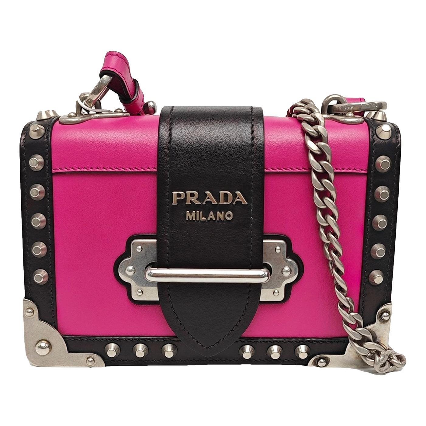 Cahier leather handbag