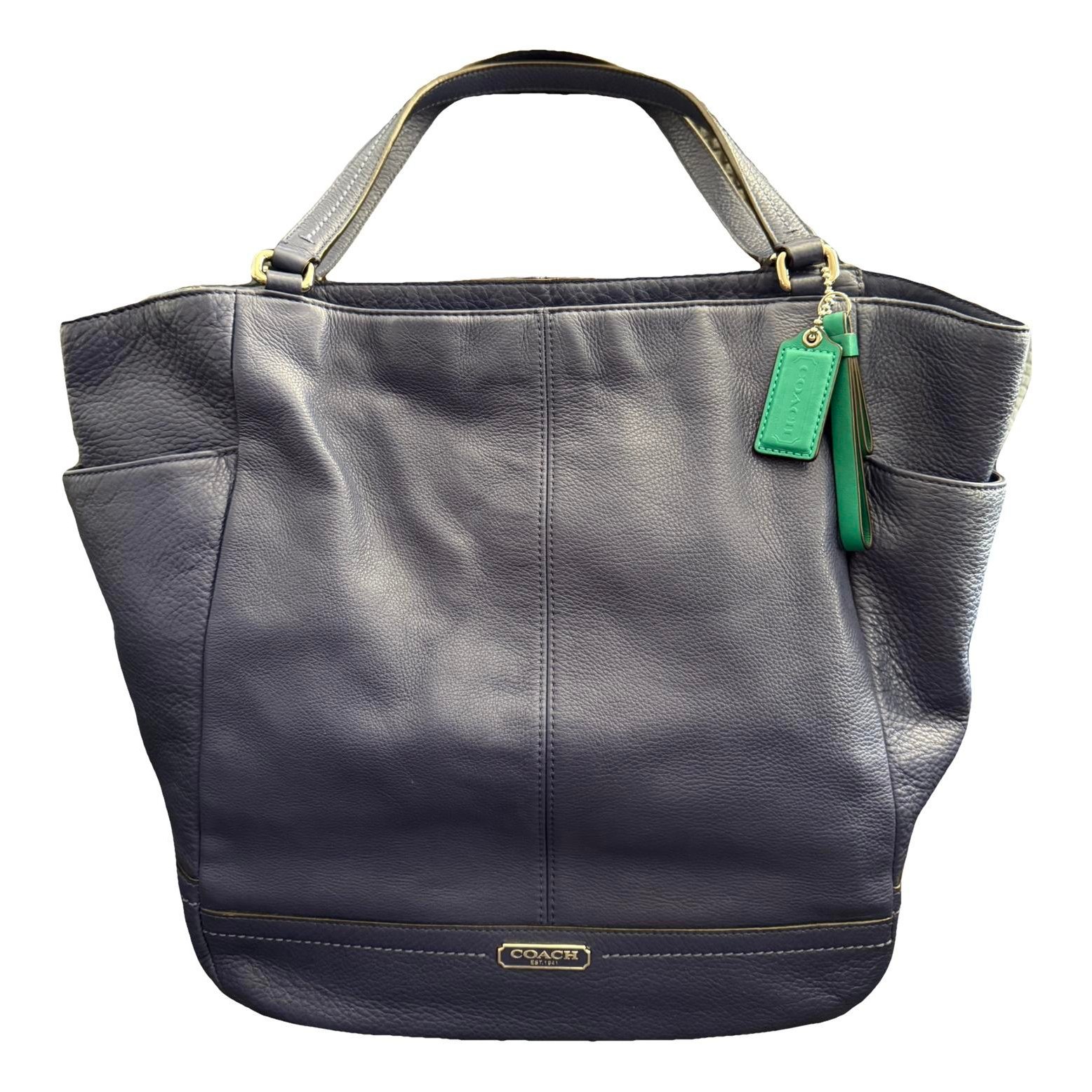 Leather tote
