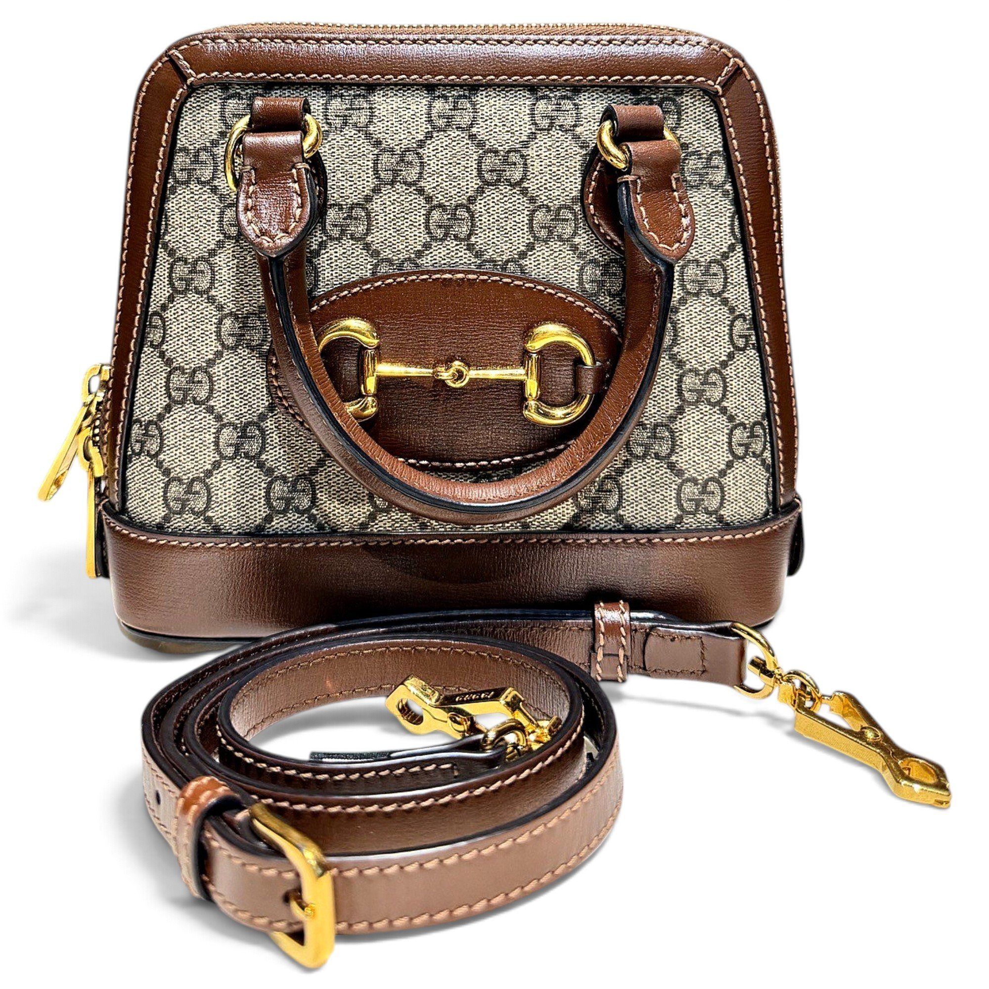 Handle Horsebit 1955 cloth handbag