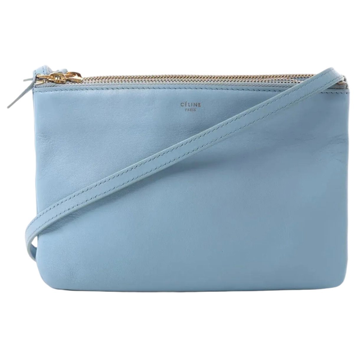 Trio leather crossbody bag