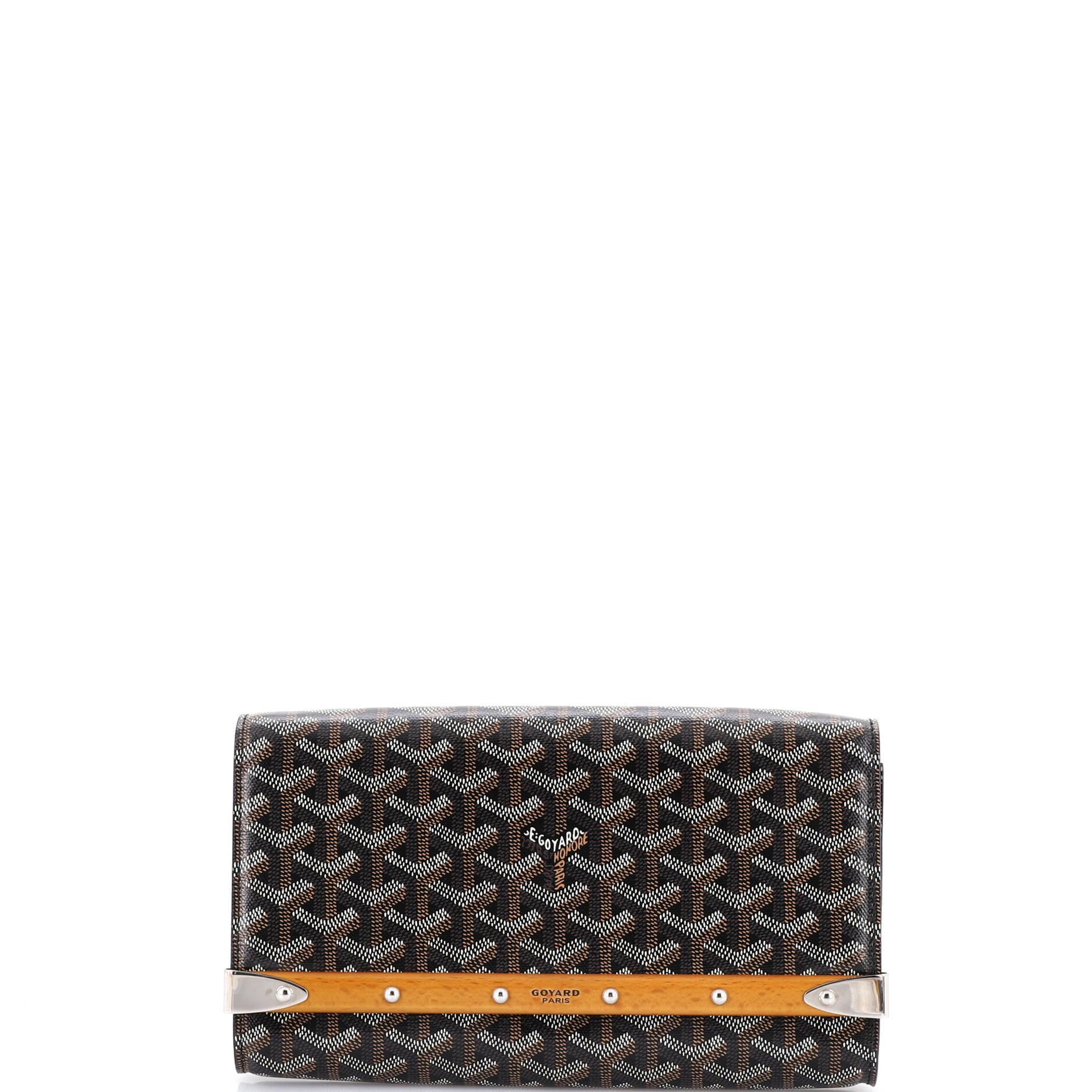 Monte Carlo Clutch with Strap Coated Canvas PM