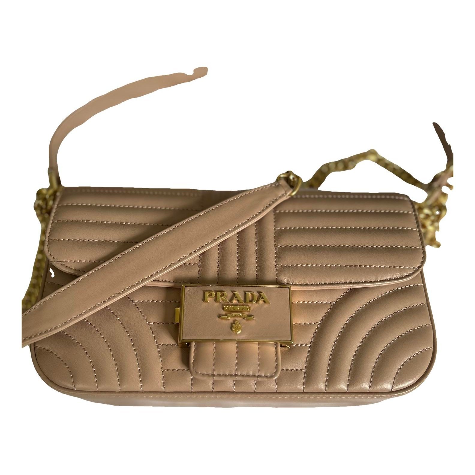Prada Diagramme leather tote