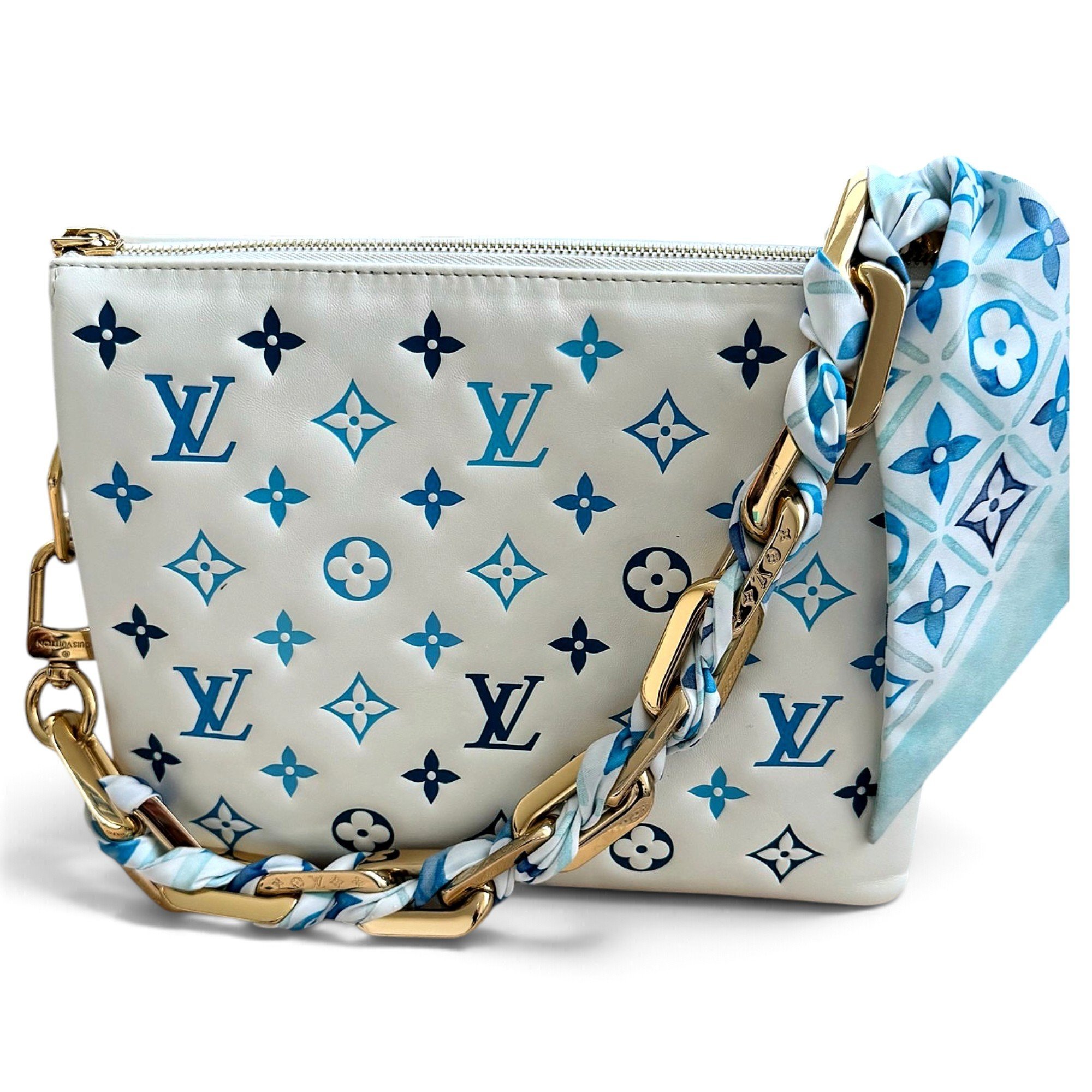 Coussin leather handbag