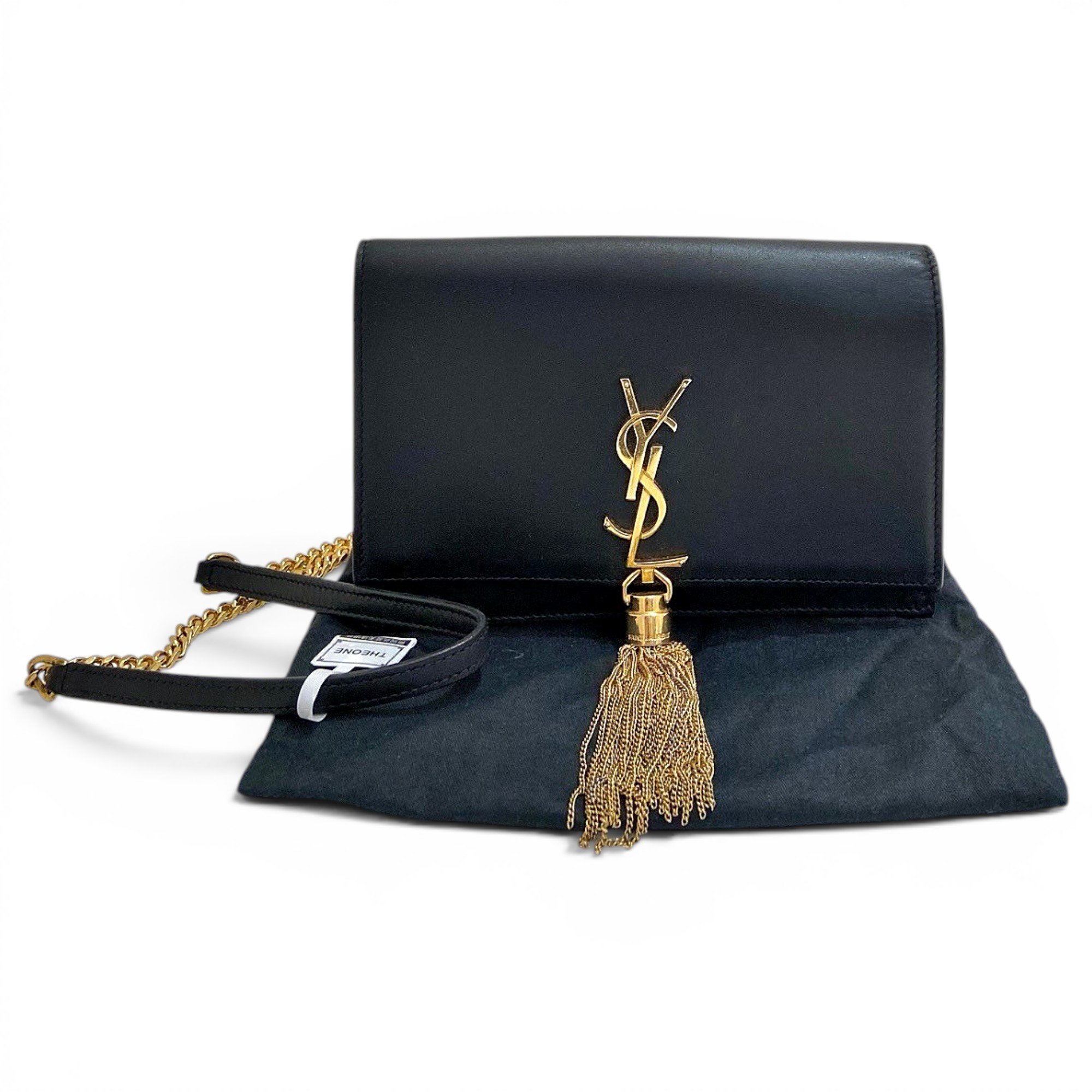 Pompom Kate leather handbag