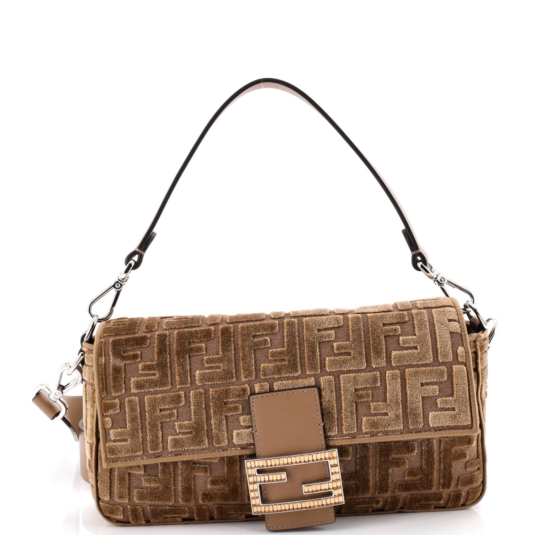 Fendi Baguette NM Bag Zucca Velvet Jacquard Medium