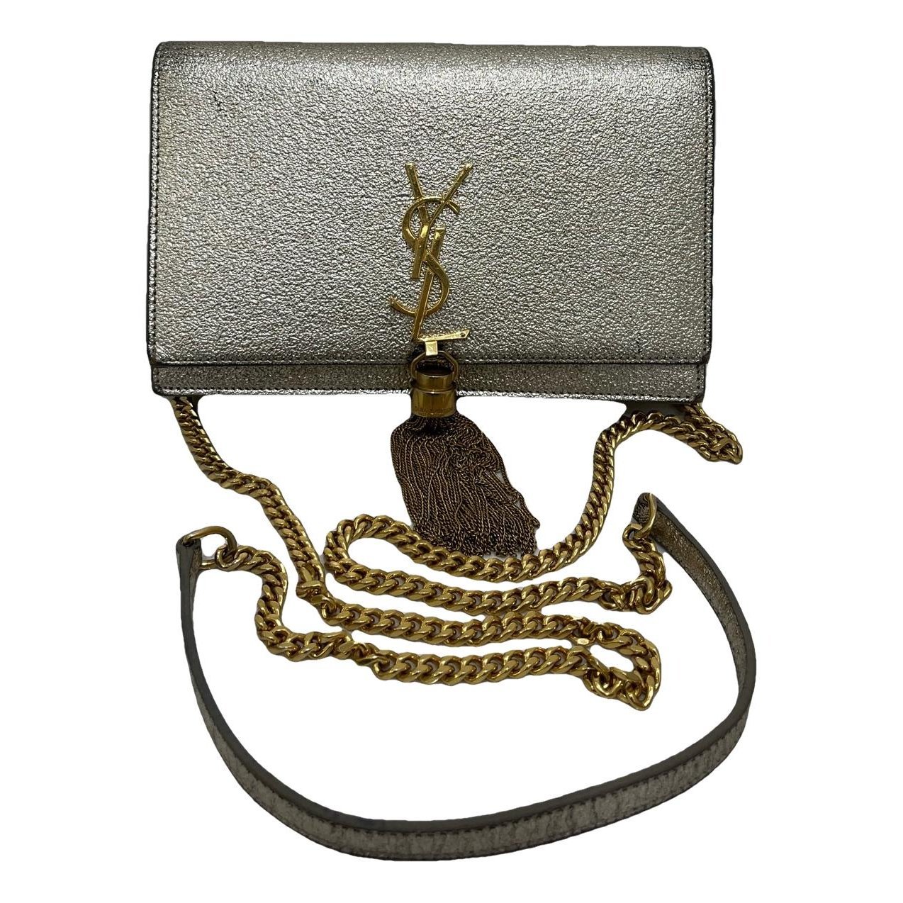 Pompom Kate leather handbag