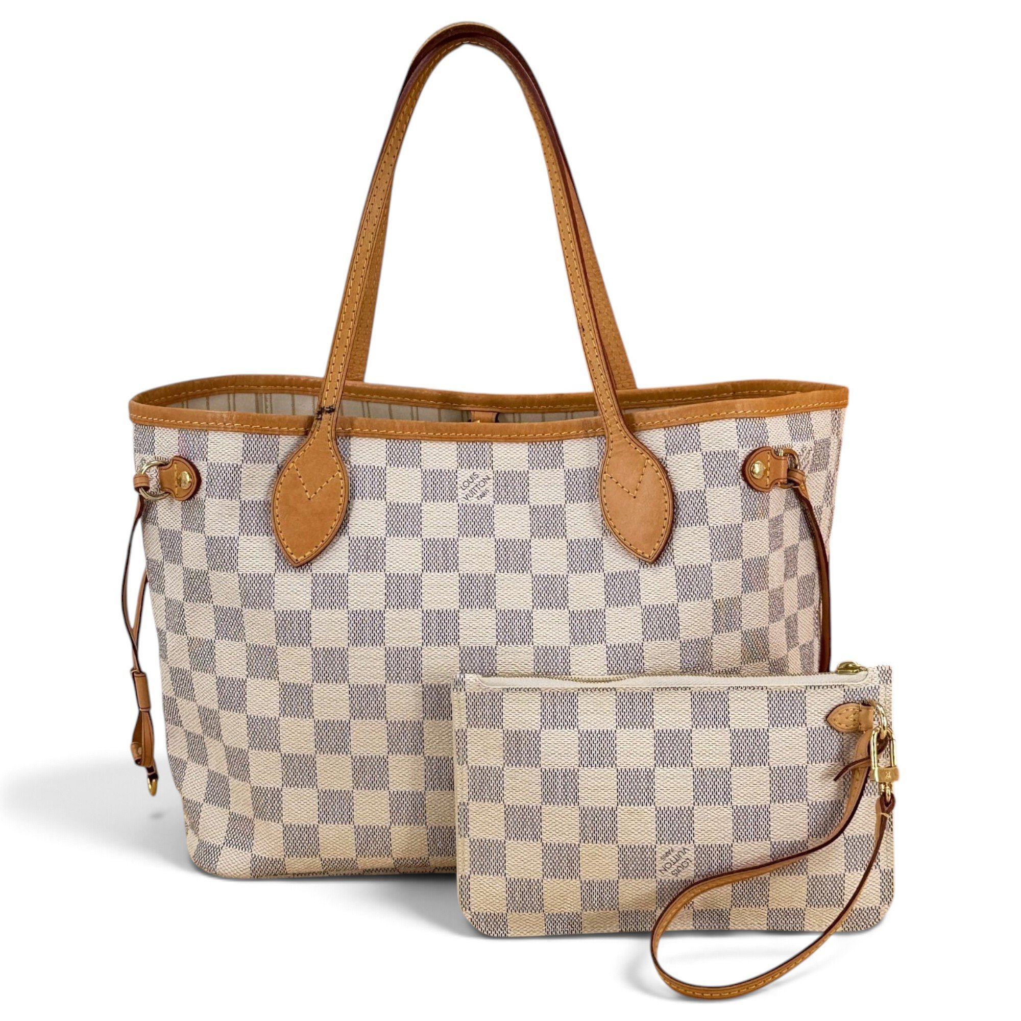 Neverfull leather tote