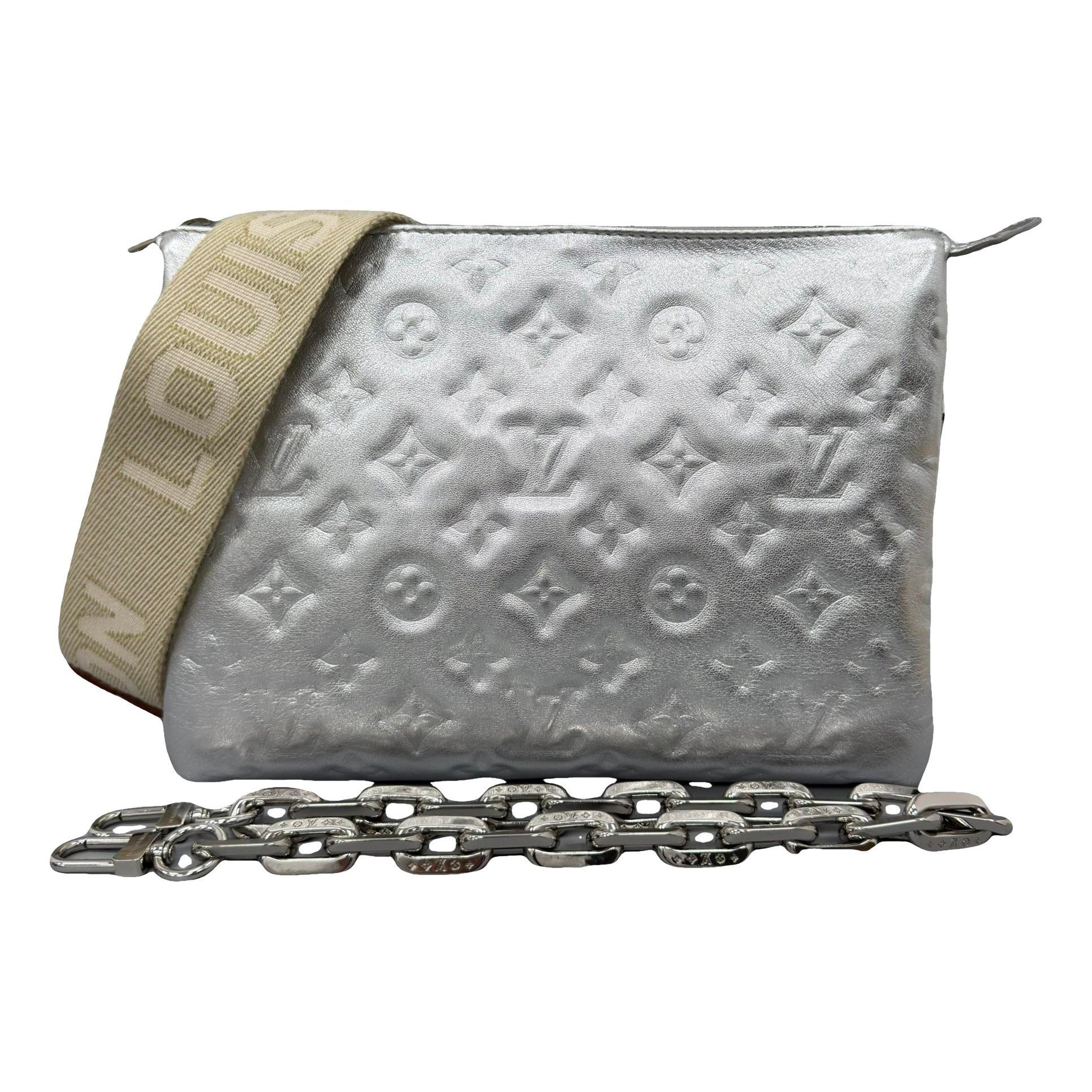 Coussin leather handbag