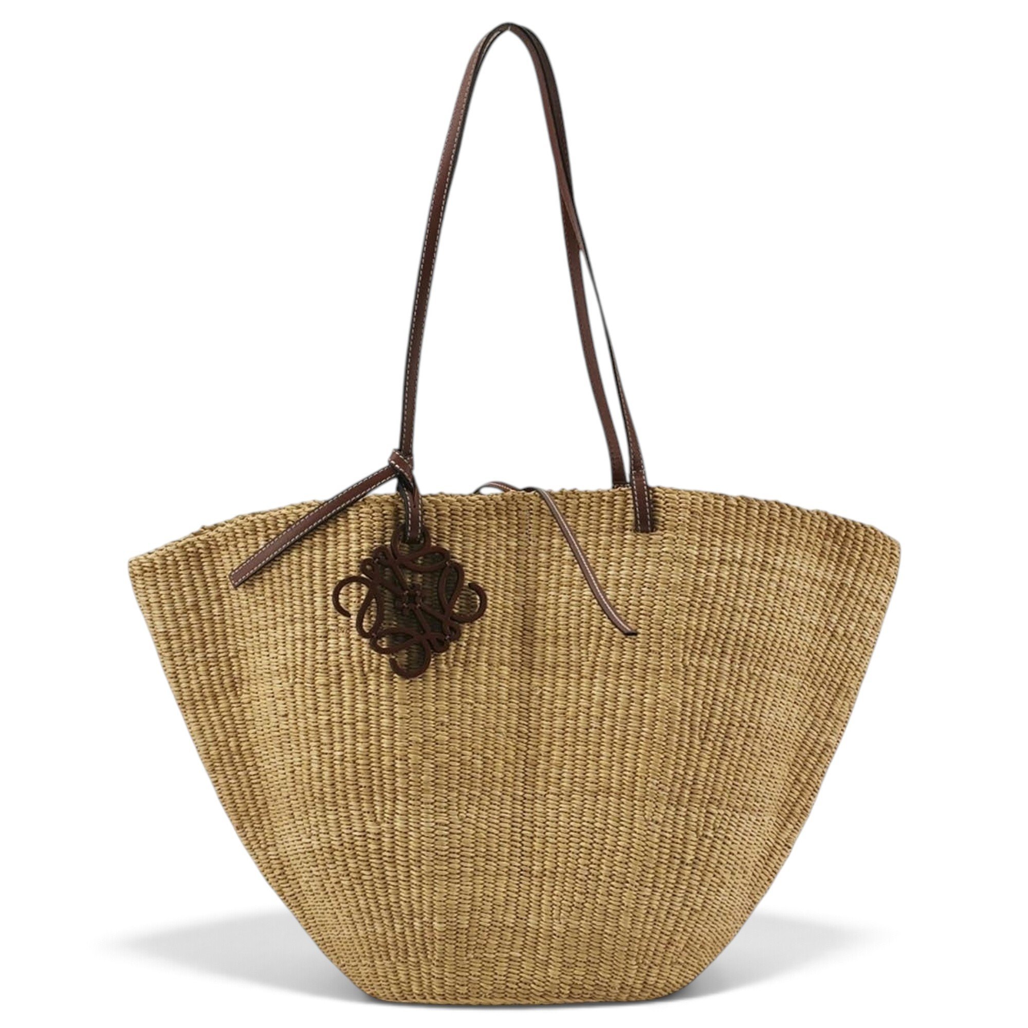 Anagram Basket leather handbag