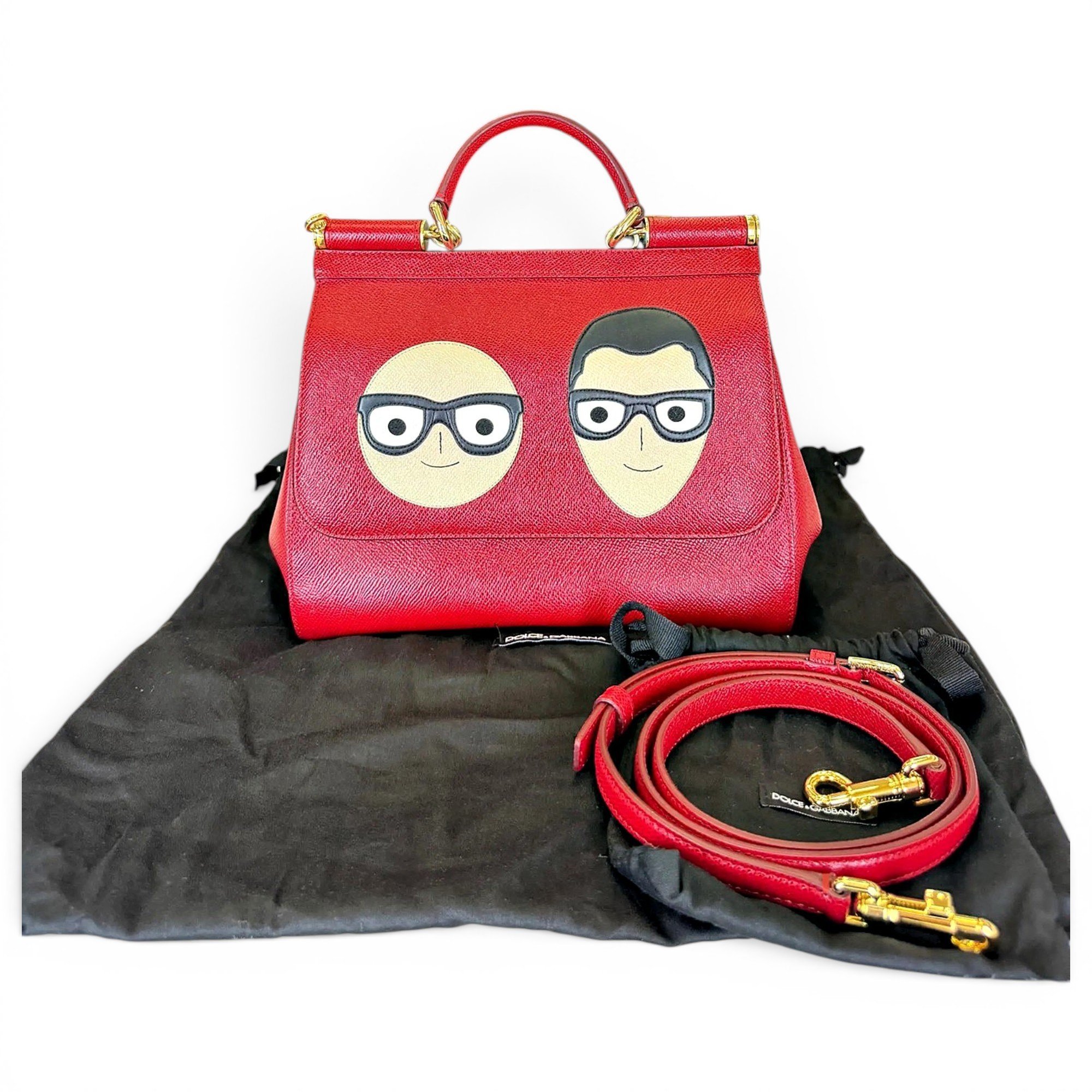 Dolce & Gabbana Sicily leather crossbody bag