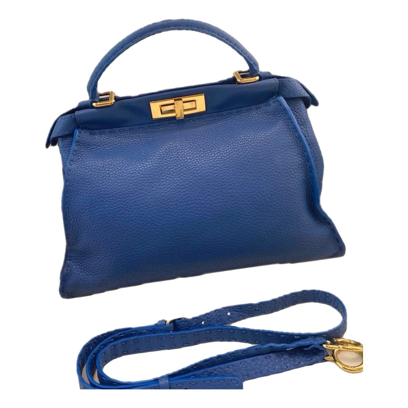 Peekaboo leather handbag