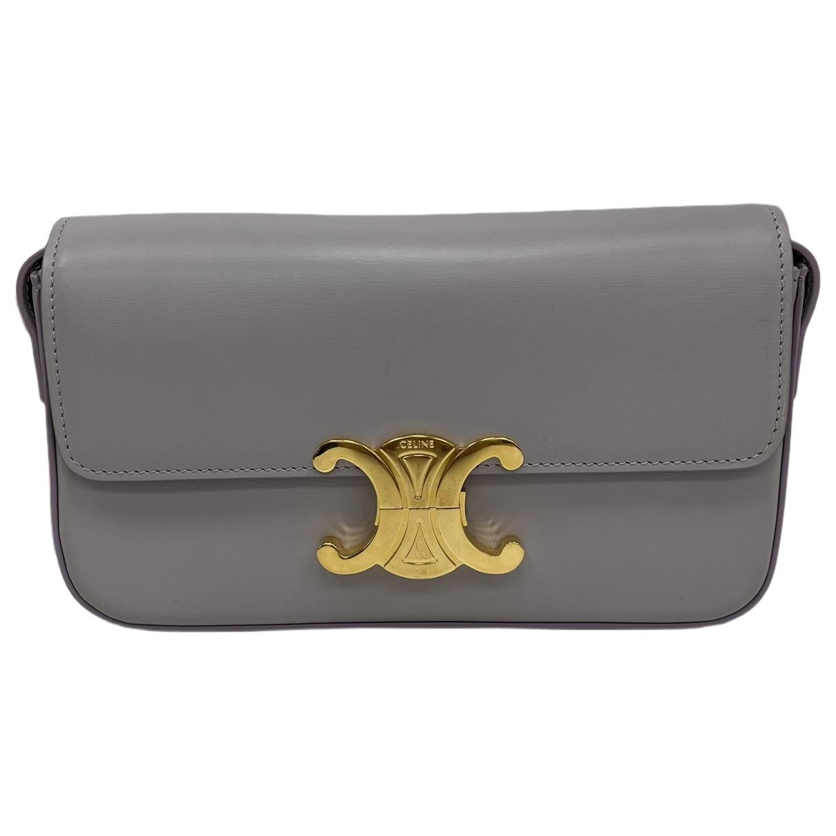 Triomphe Long leather handbag