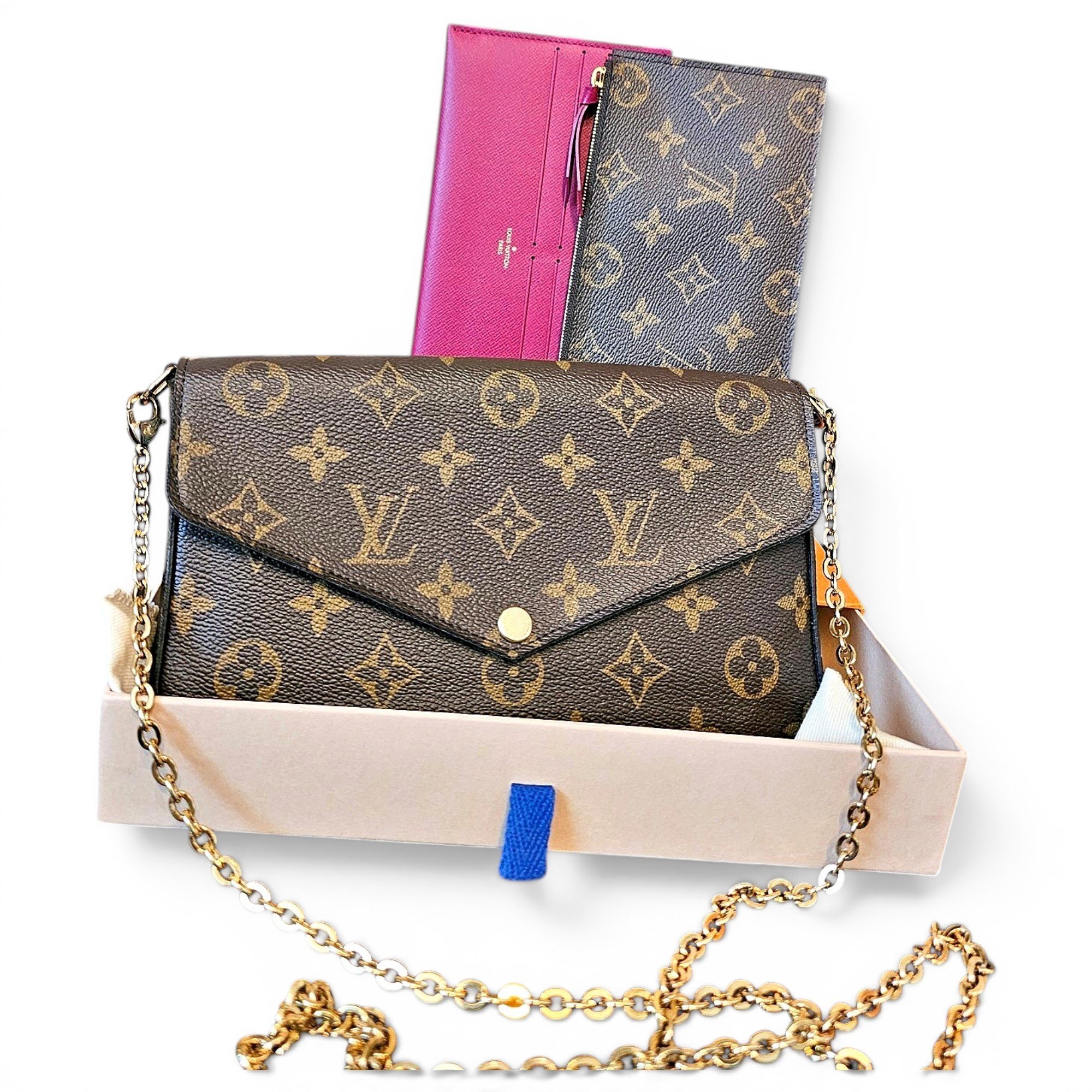Félicie leather crossbody bag