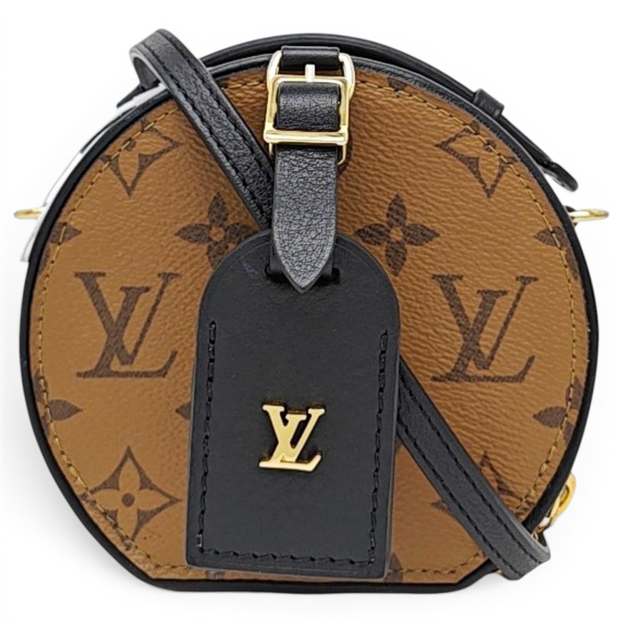 Micro boite chapeau leather handbag