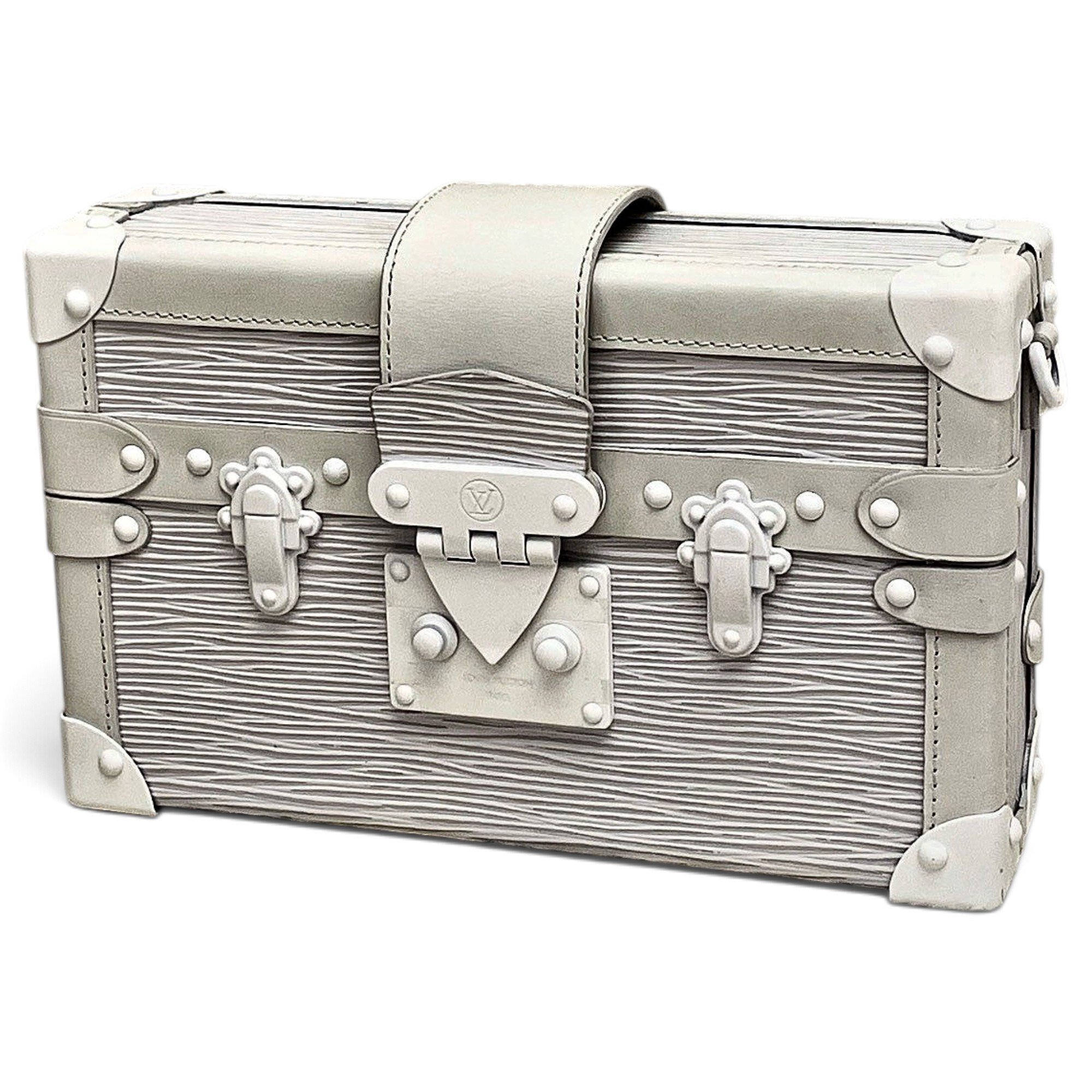 Petite Malle leather handbag
