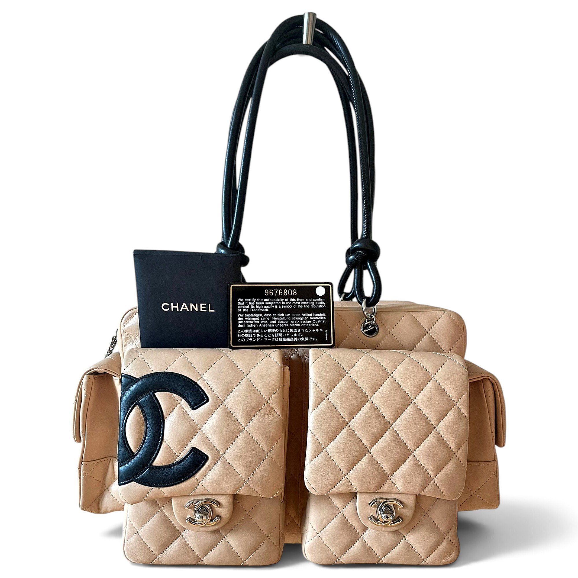 Cambon Reporter leather handbag
