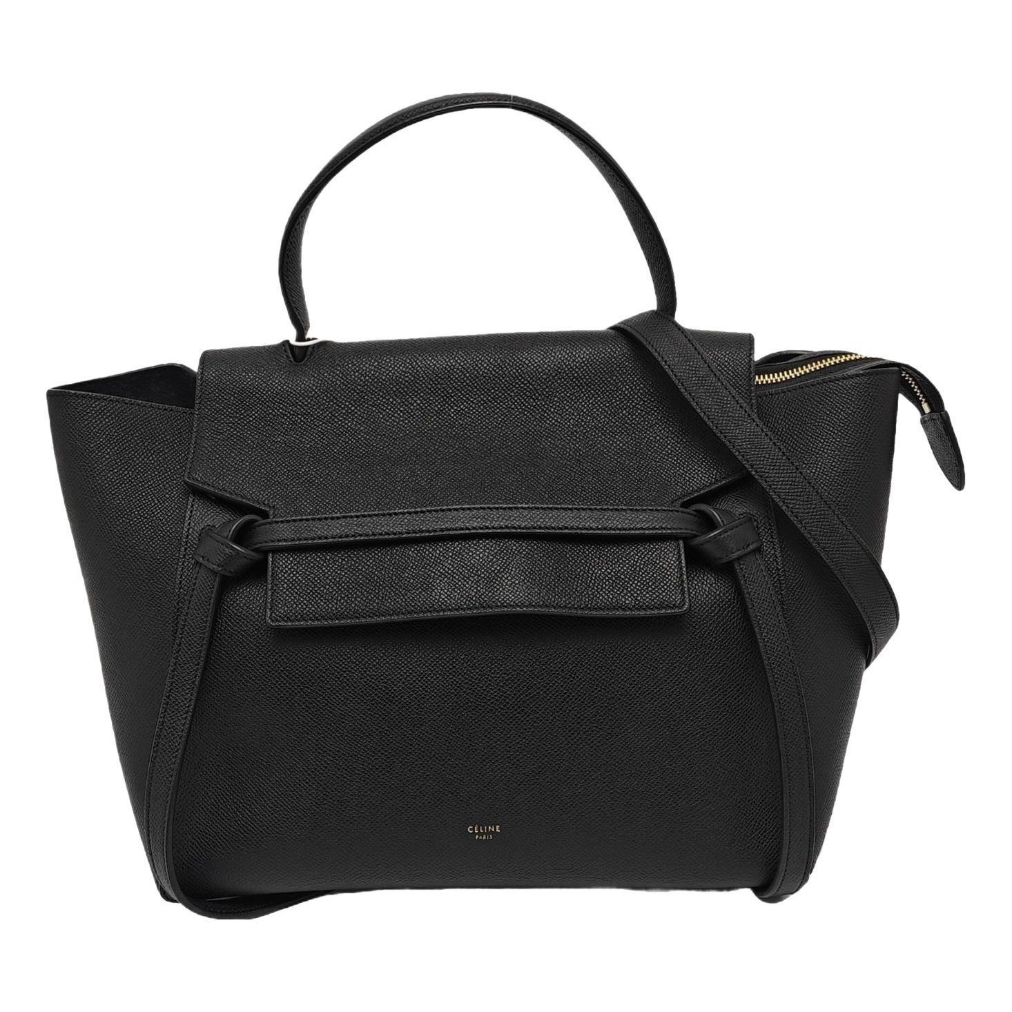 Belt leather handbag