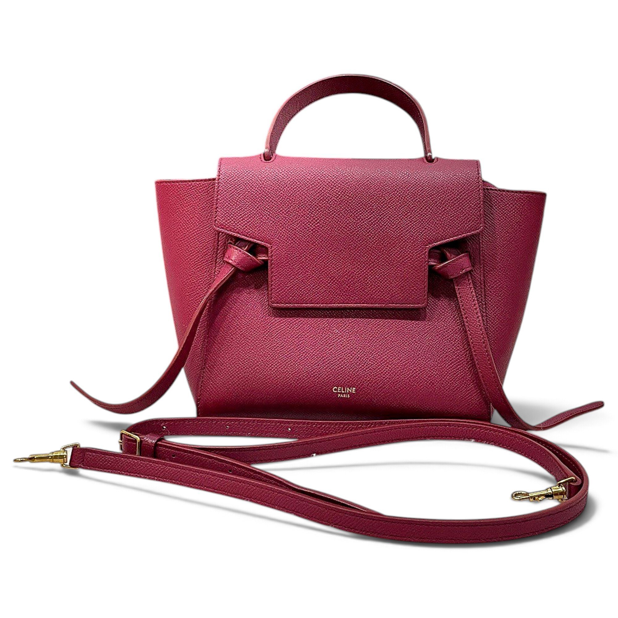 Belt leather handbag
