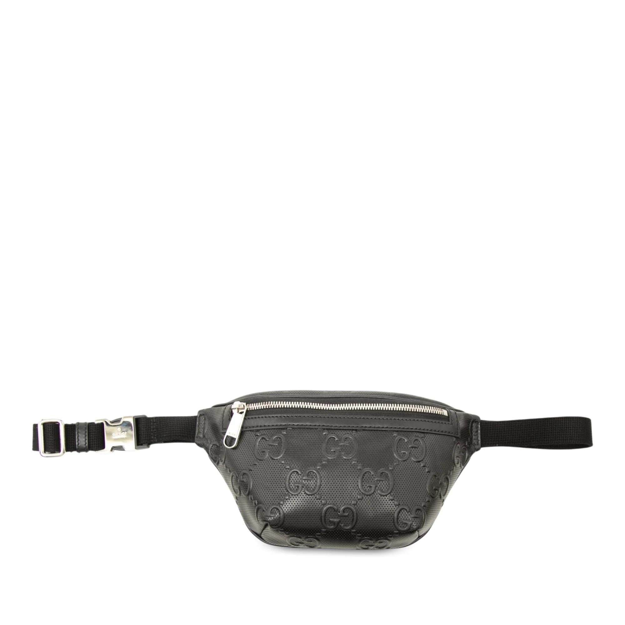 Gucci B leather bag