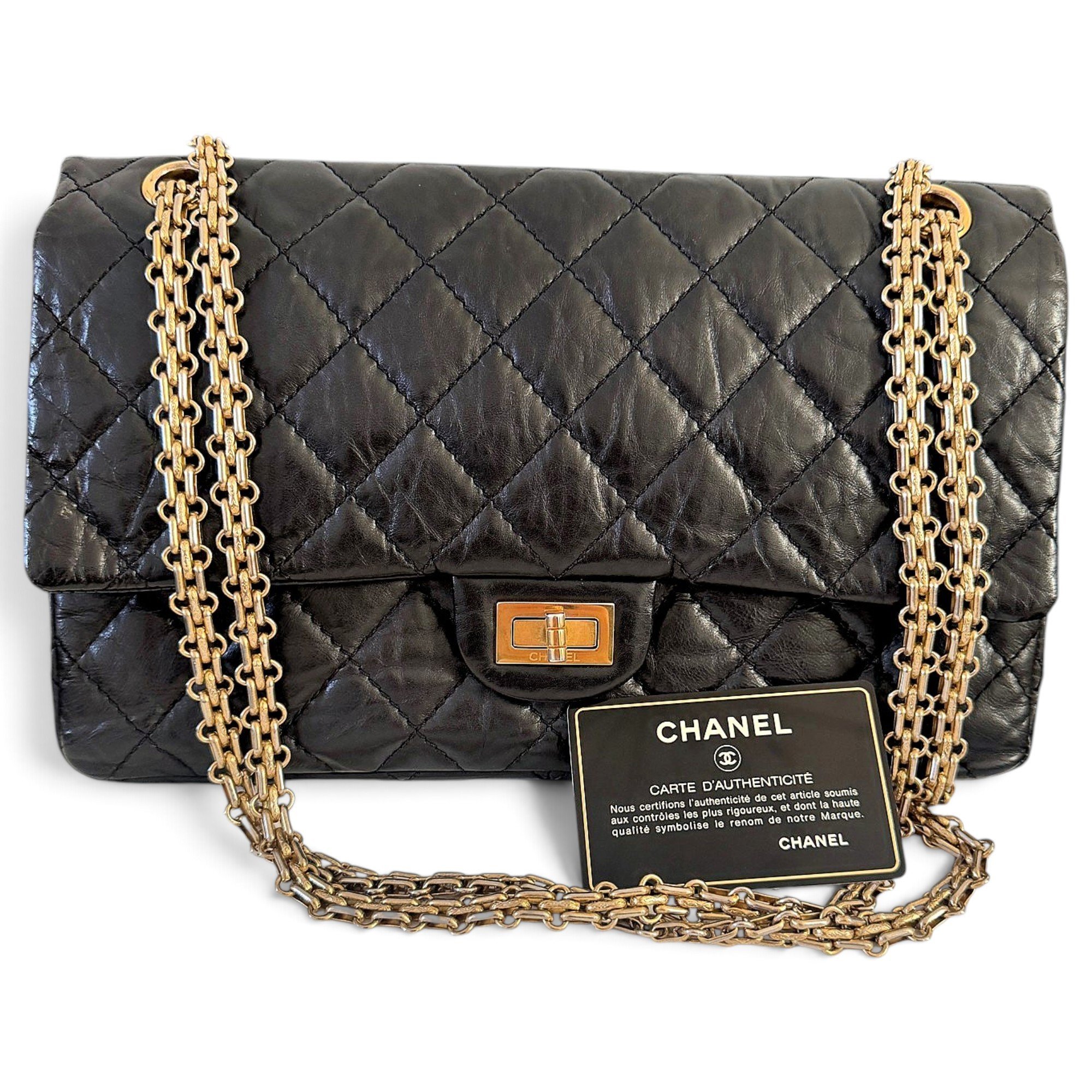 2.55 leather handbag