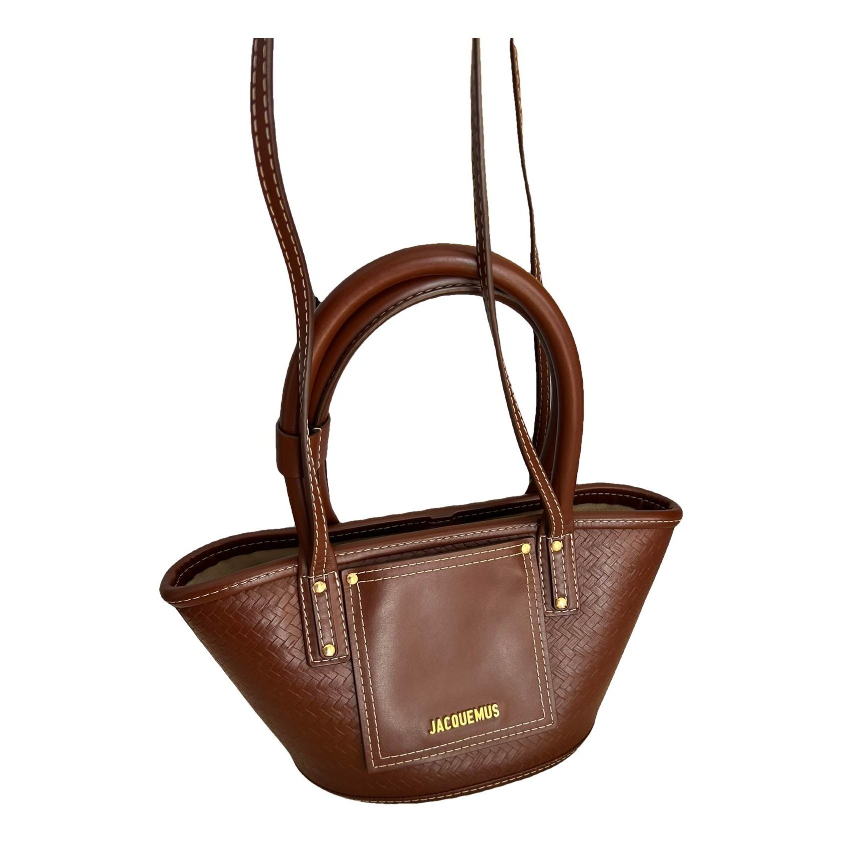 Le Grand Panier leather handbag