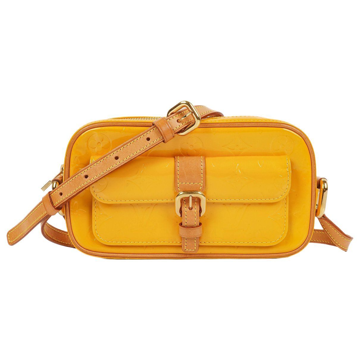 Christie patent leather handbag