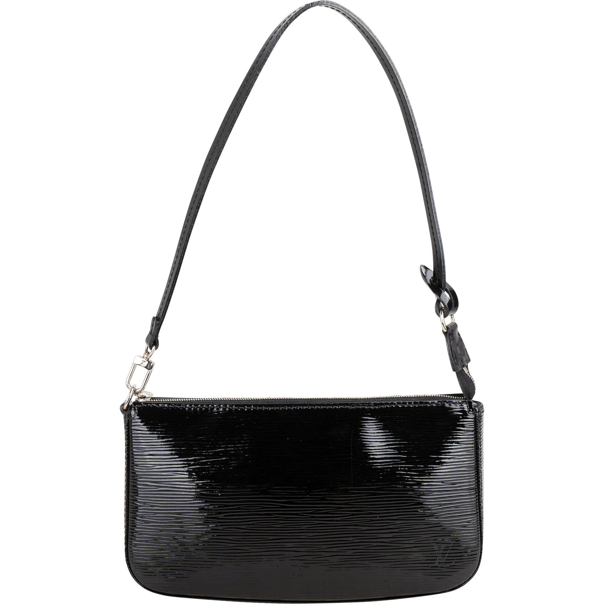 Pochette Accessoire patent leather handbag