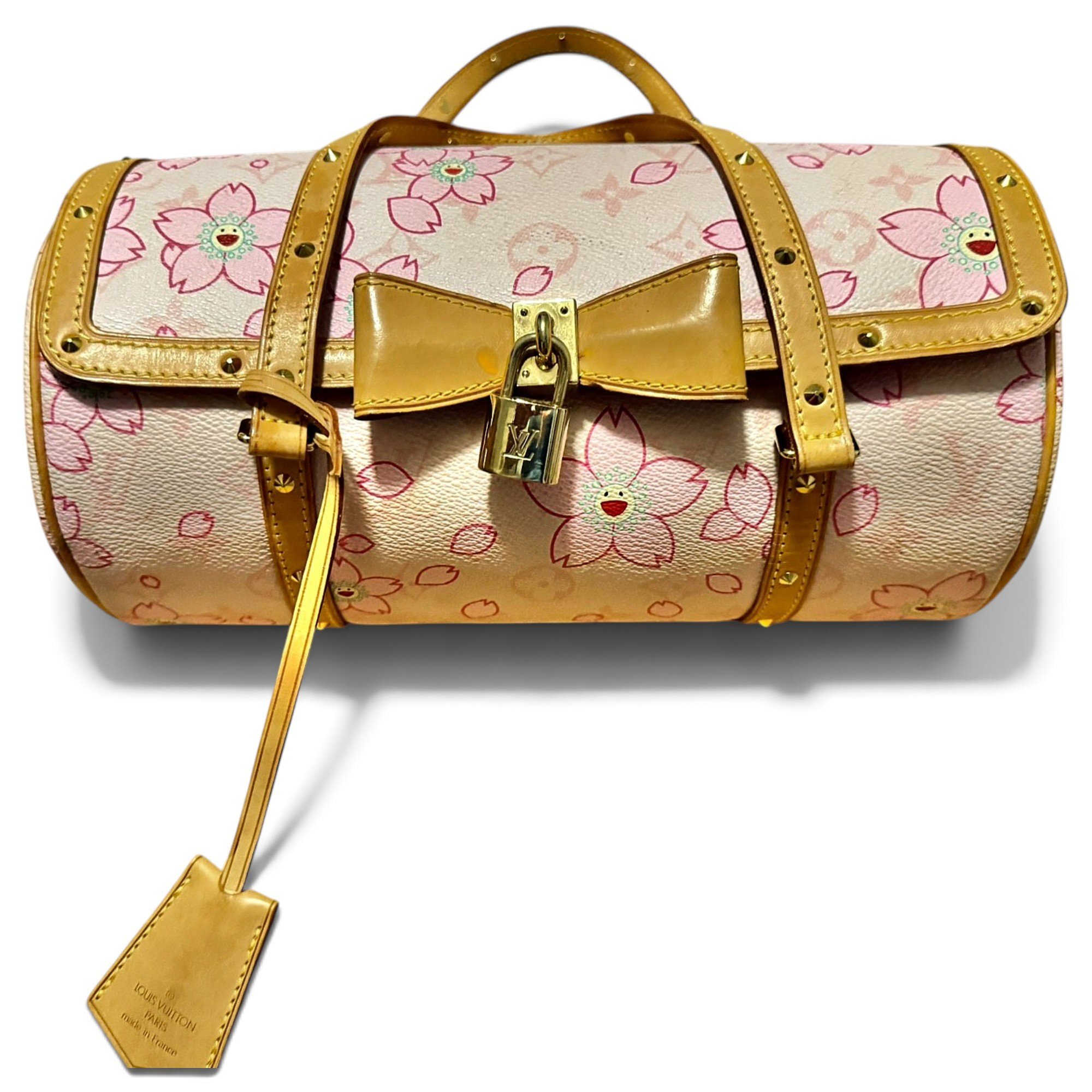 Papillon vinyl handbag