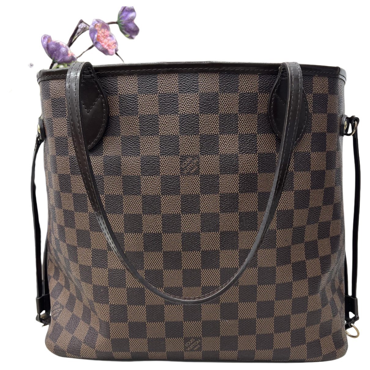 Neverfull leather tote