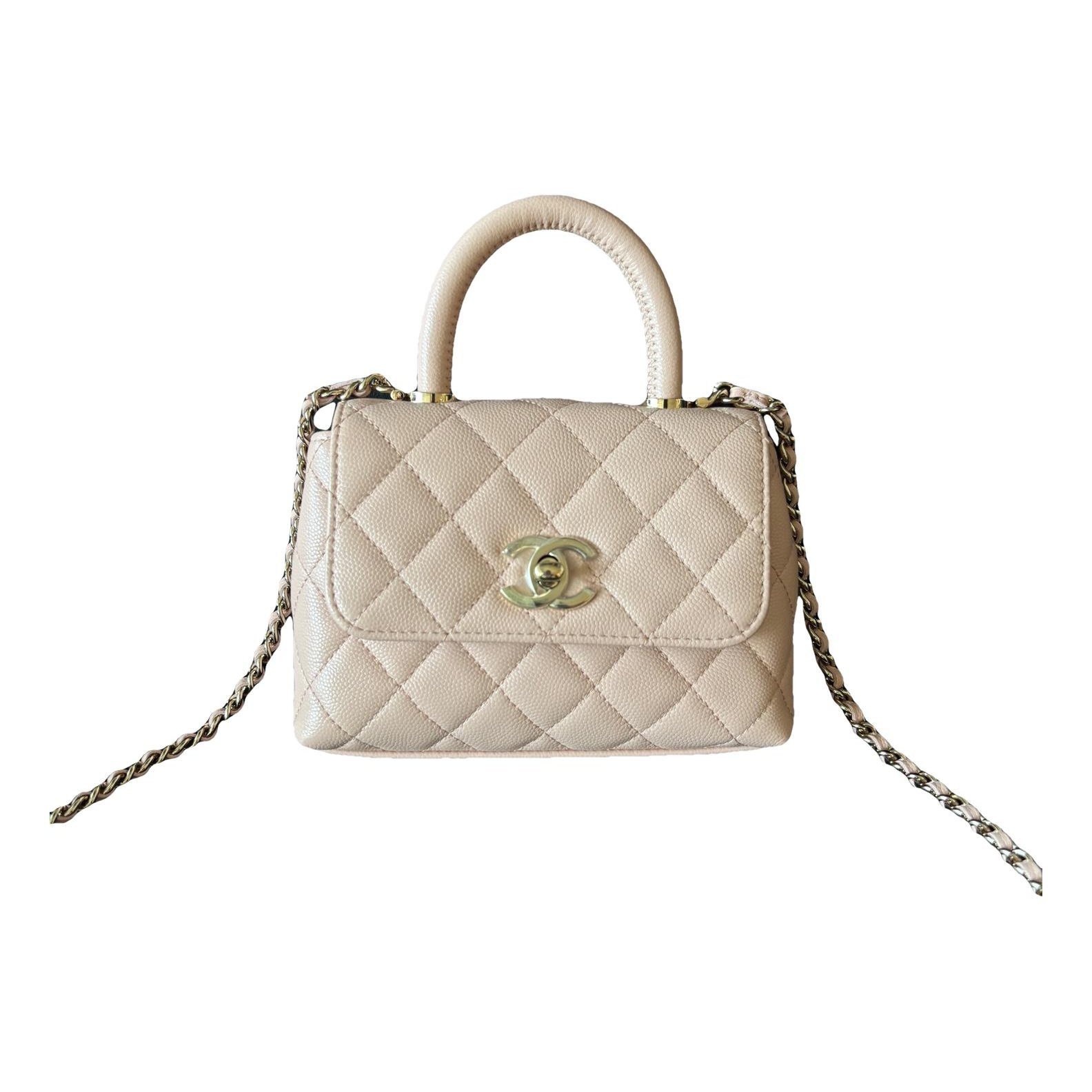 Coco Handle leather handbag