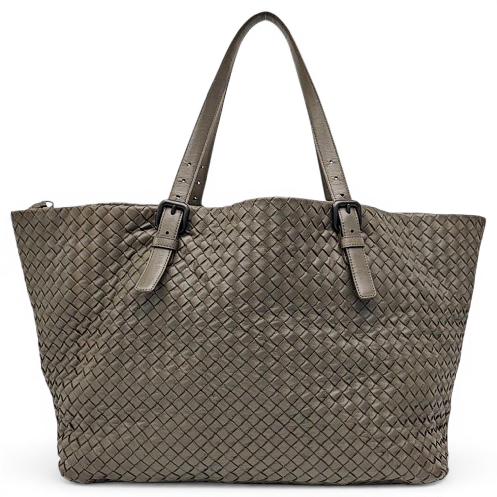 Fourre-Tout leather handbag