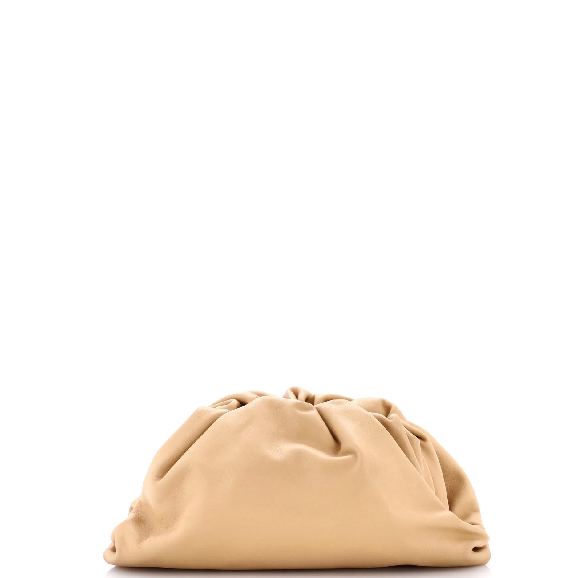 Leather clutch bag