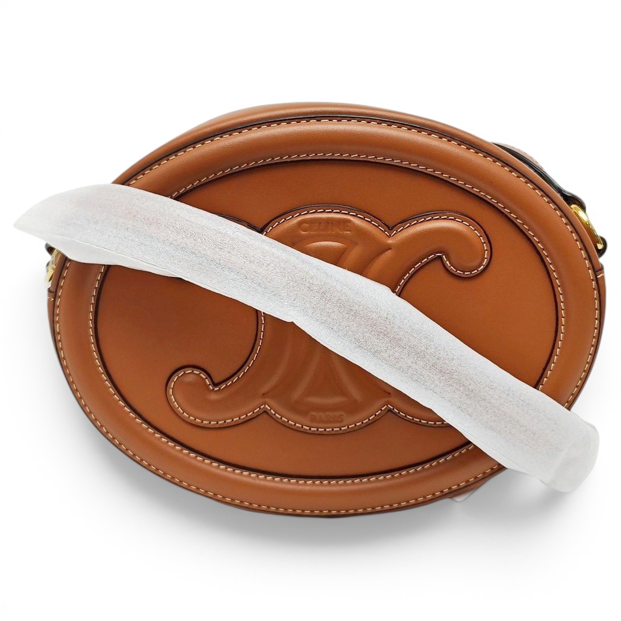 Triomphe leather handbag