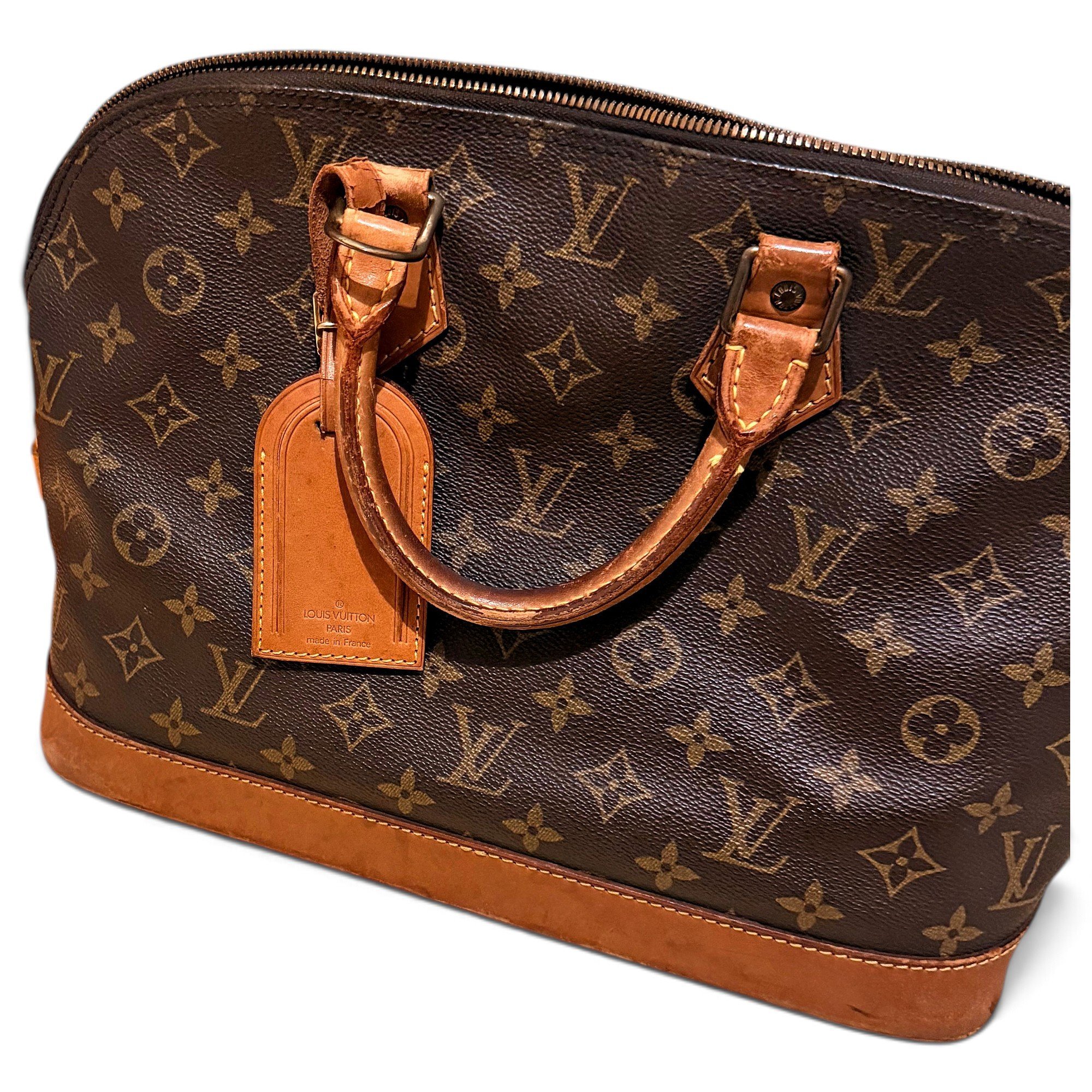 Alma leather handbag
