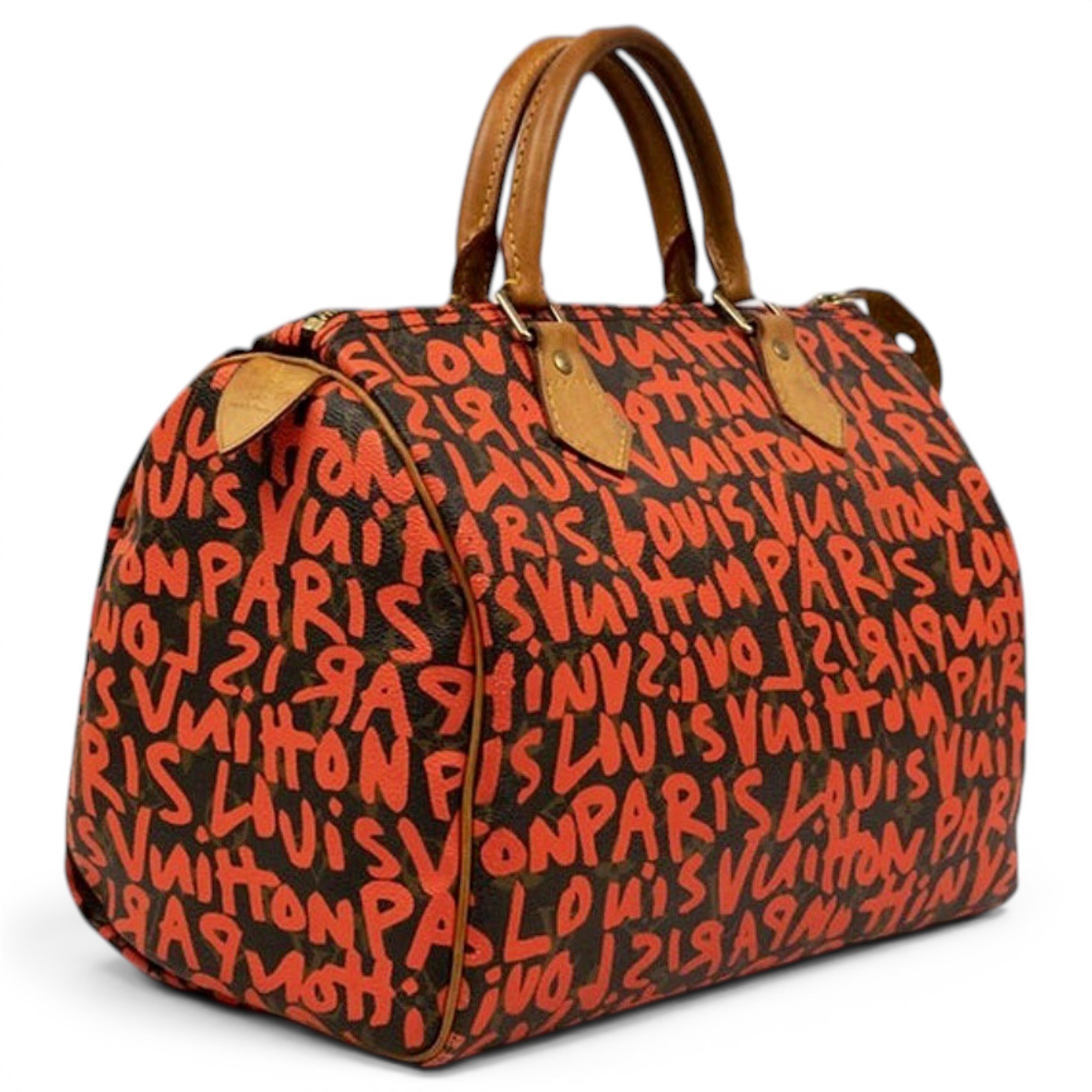 Speedy leather handbag